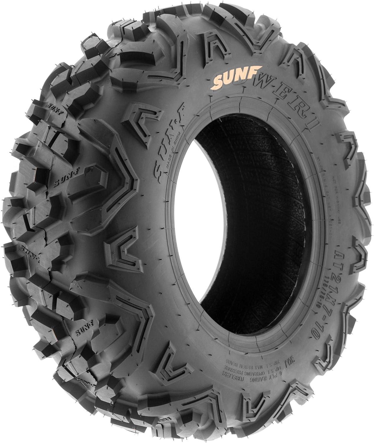 imageSunF 145706 14570x6 All Terrain Tires ATV UTV 6 PR POWER II A051  SET of 4