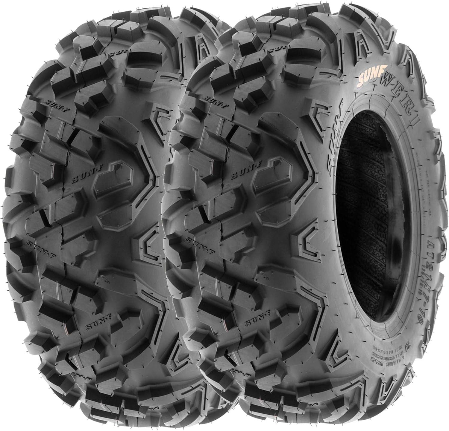 imageSunF 145706 16x87 All Terrain Tires ATV UTV 6 PR POWER II A051  BUNDLE