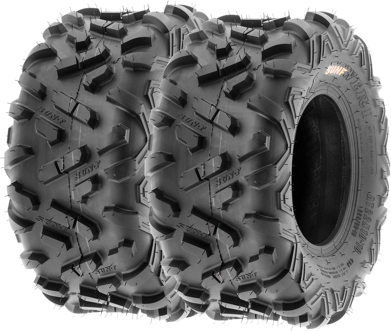 imageSunF 145706 19x78 All Terrain Tires ATV UTV 6 PR POWER II A051  BUNDLE