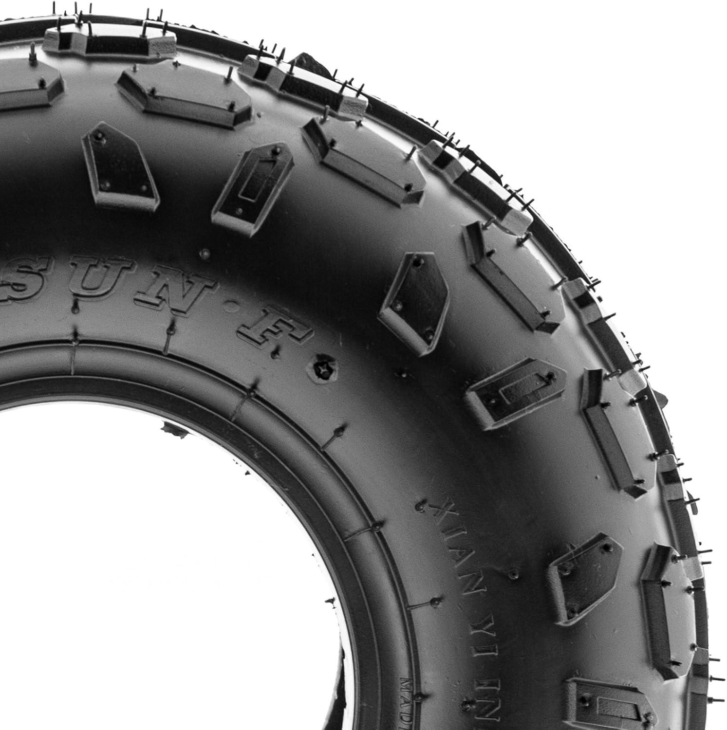 imageSunF 145706 ATV UTV Knobby Tire 14570x6 Light Weight 6 PR A015  PAIR of 2