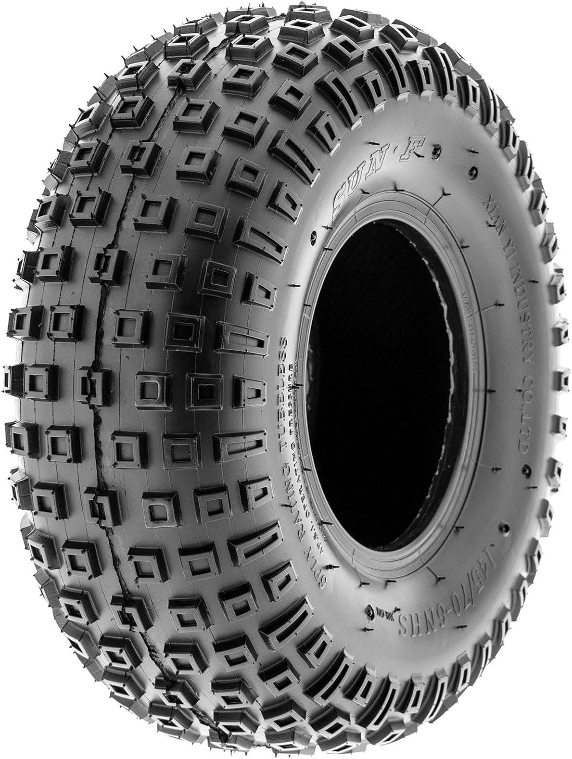 imageSunF 145706UTV Tire 14570x6 Loose Terrain Hardpack 6 PR A011  PAIR of 2
