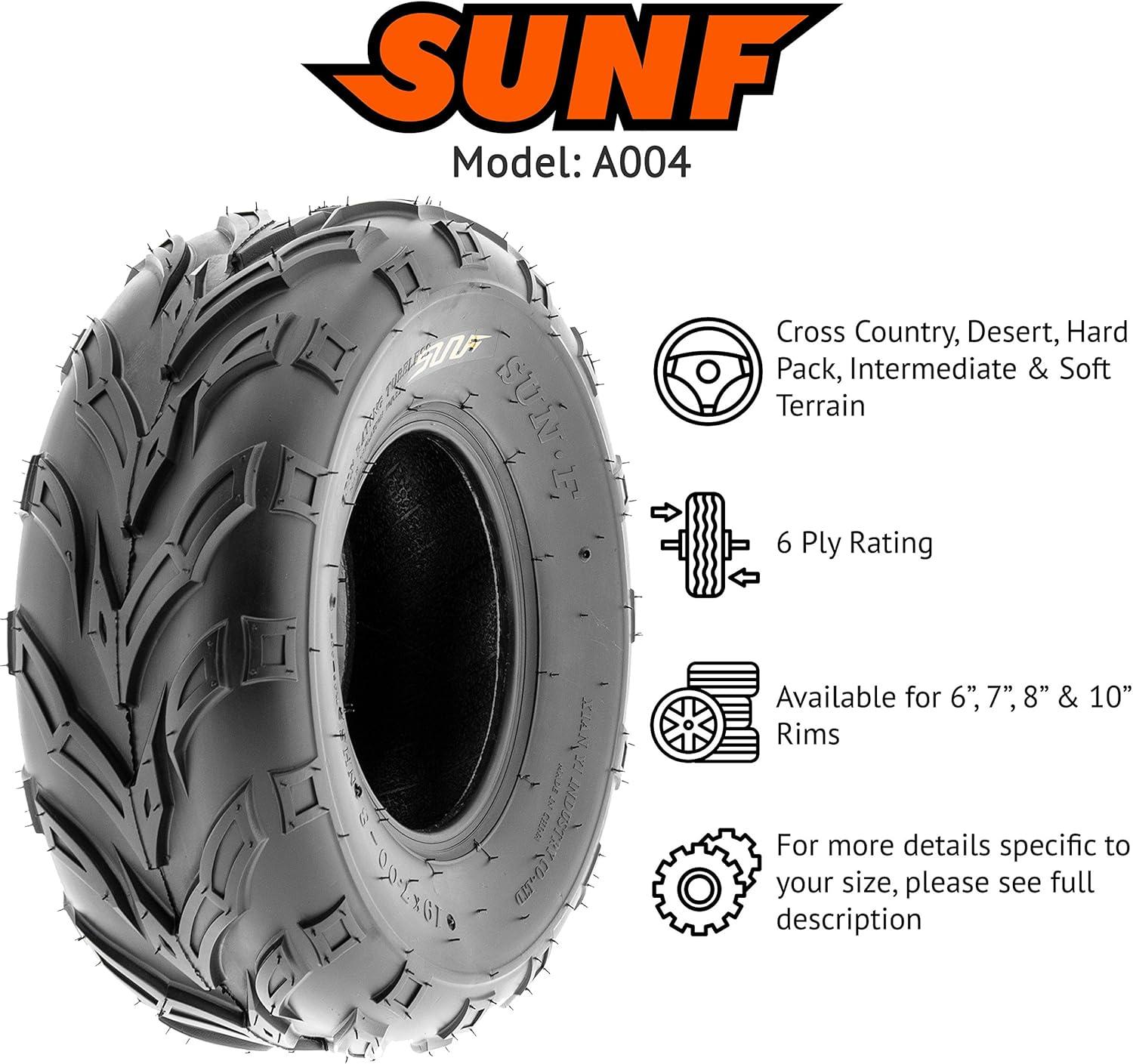 imageSunF 16x78 16x87 Mud Sand ATV UTV Muddy Sandy Tire 6 PR A004  BUNDLE