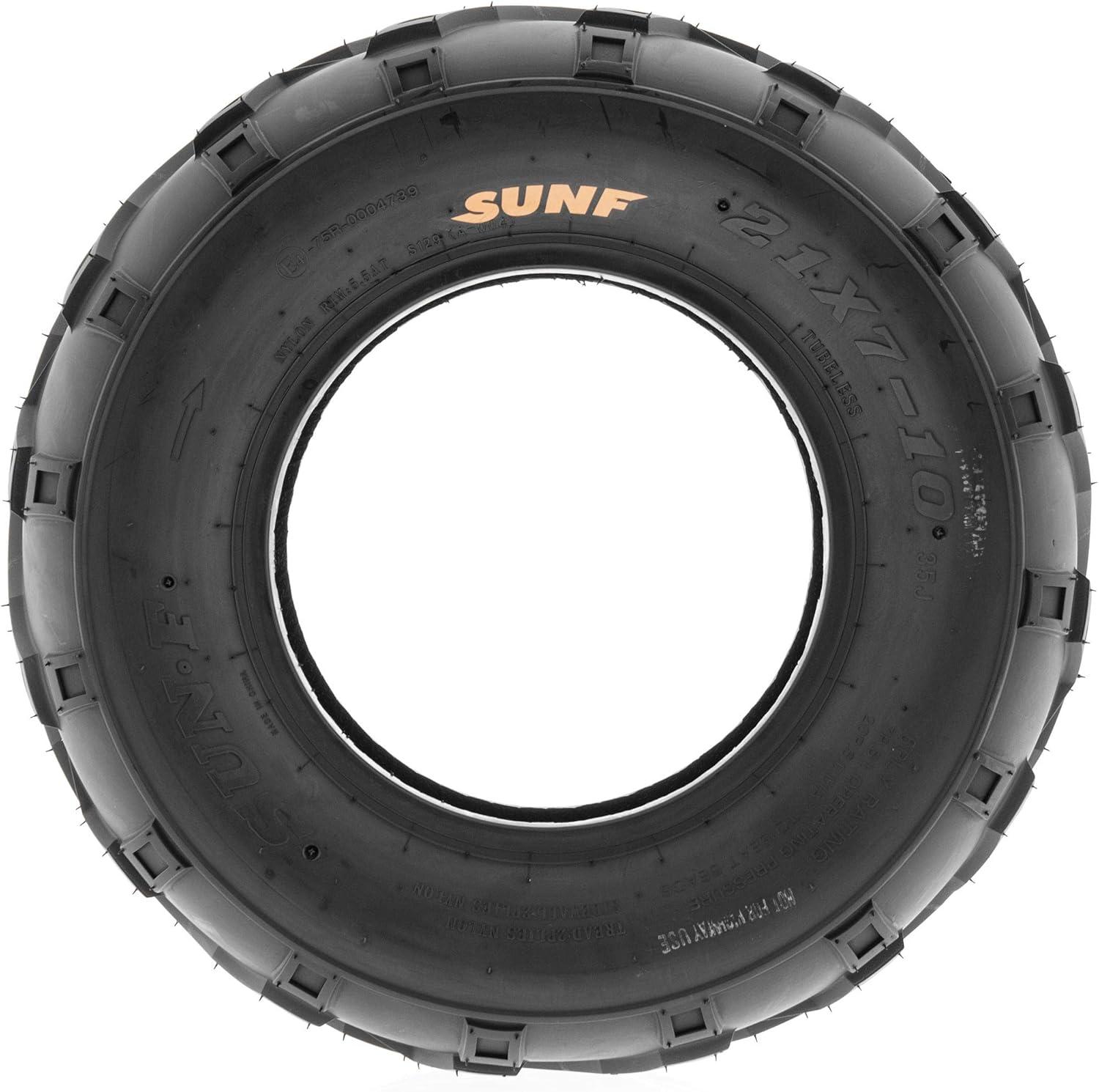 imageSunF 16x87 16x8x7 Mud Sand ATV UTV Muddy Sandy Tire 6 PR Tubeless  A004