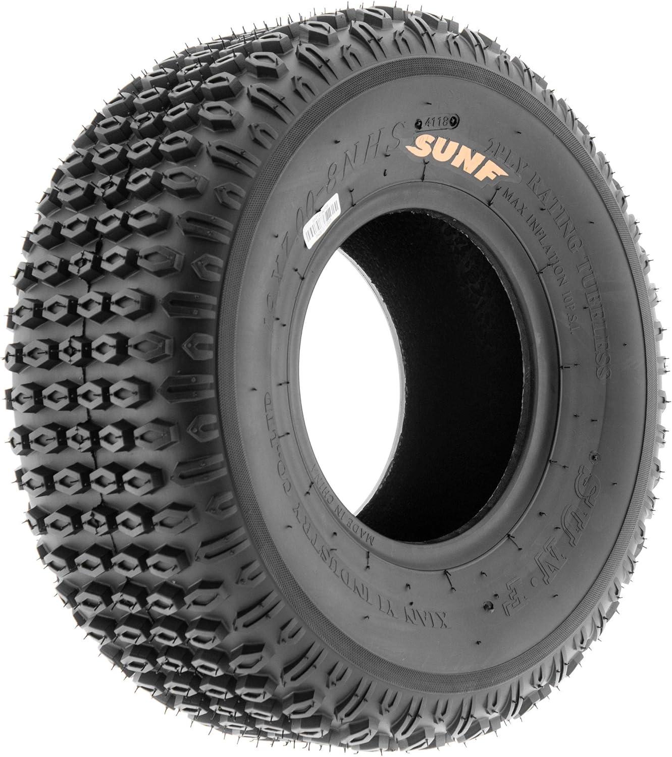 imageSunF 16x87 16x8x7 Tubeless 6 Ply Light Weight 16quot ATV UTV Tires A012 Set of 4