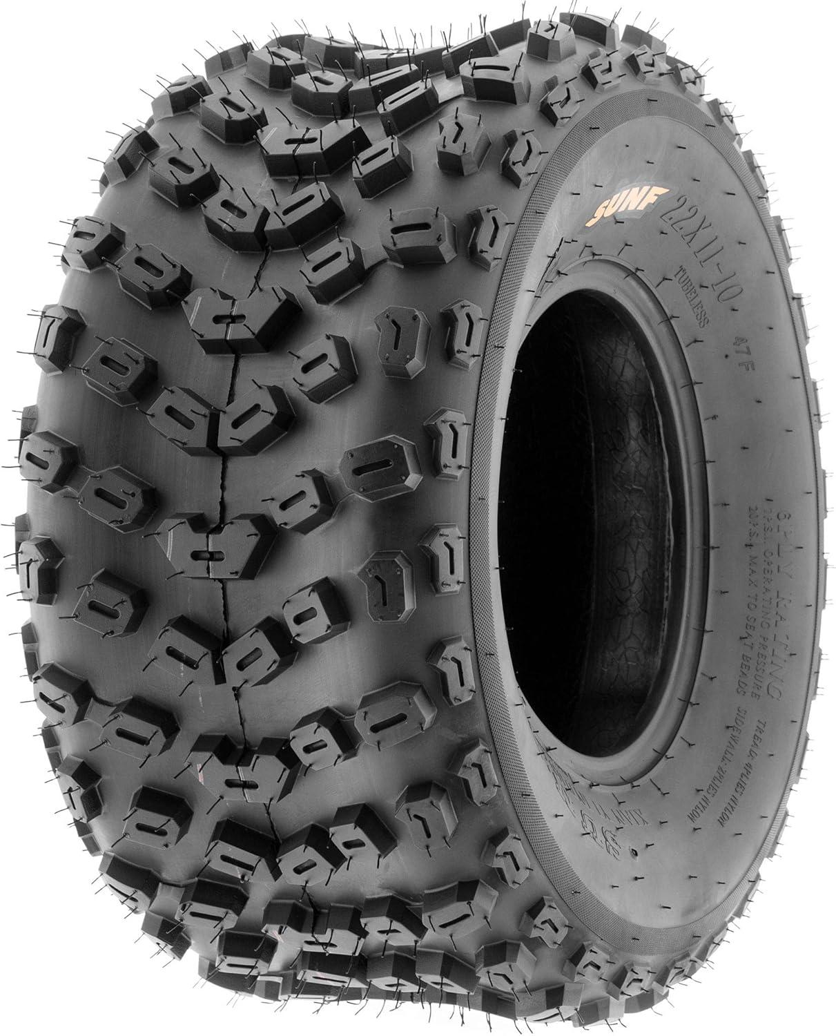 imageSunF 18x1059 ATV UTV Tire 18x105x9 Dimple Knobby 6 PR A005  PAIR of 2