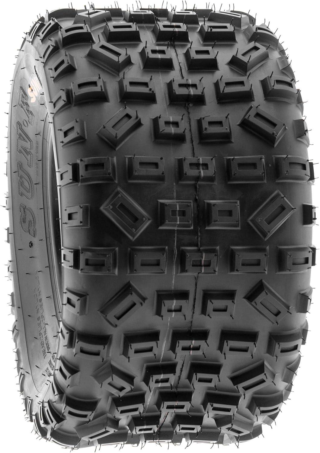 imageSunF 18x108 ATV UTV Tire 18x10x8 Knobby 6 PR A035  PAIR of 2
