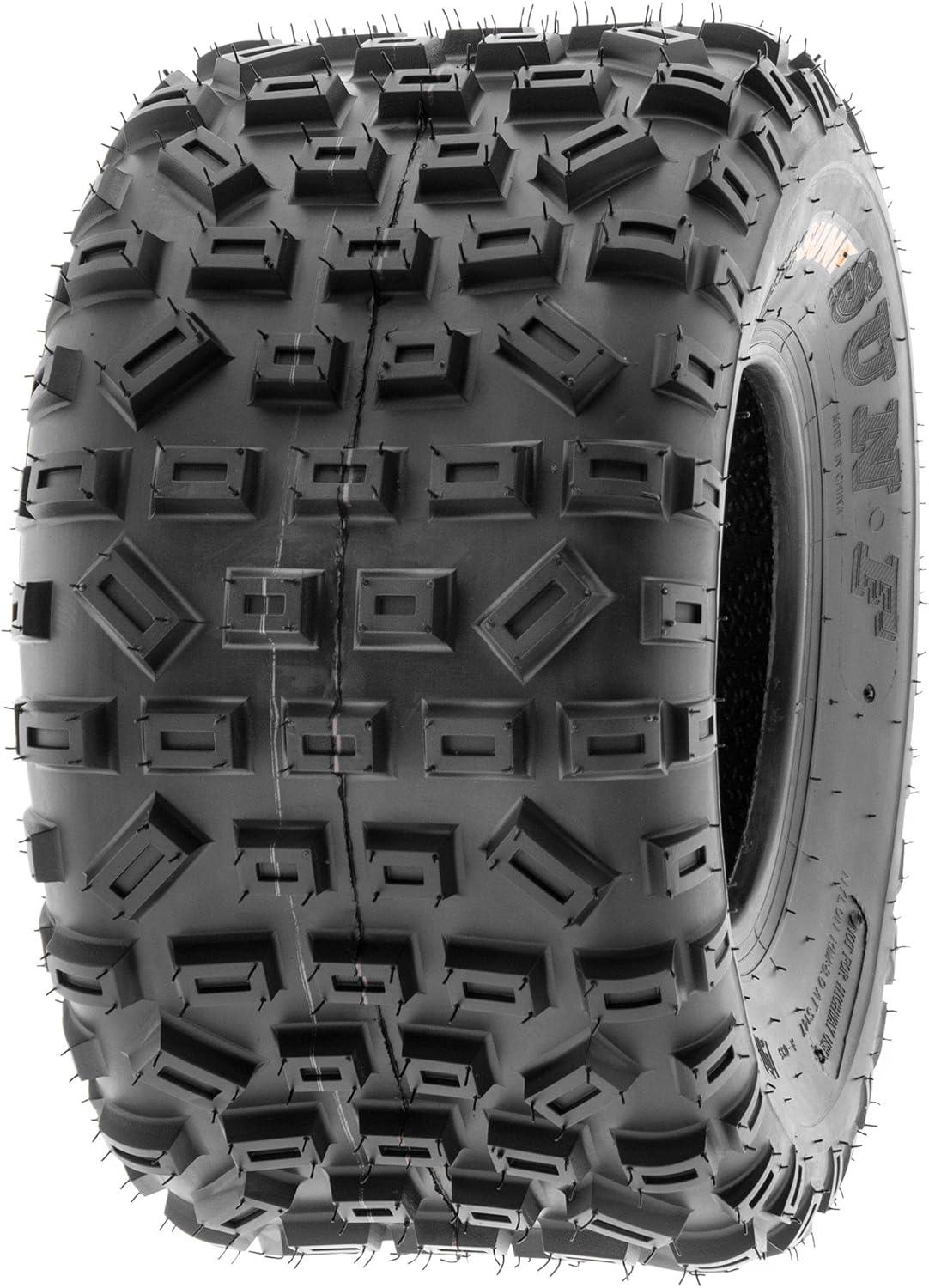 imageSunF 18x108 ATV UTV Tire 18x10x8 Knobby 6 PR A035  PAIR of 2