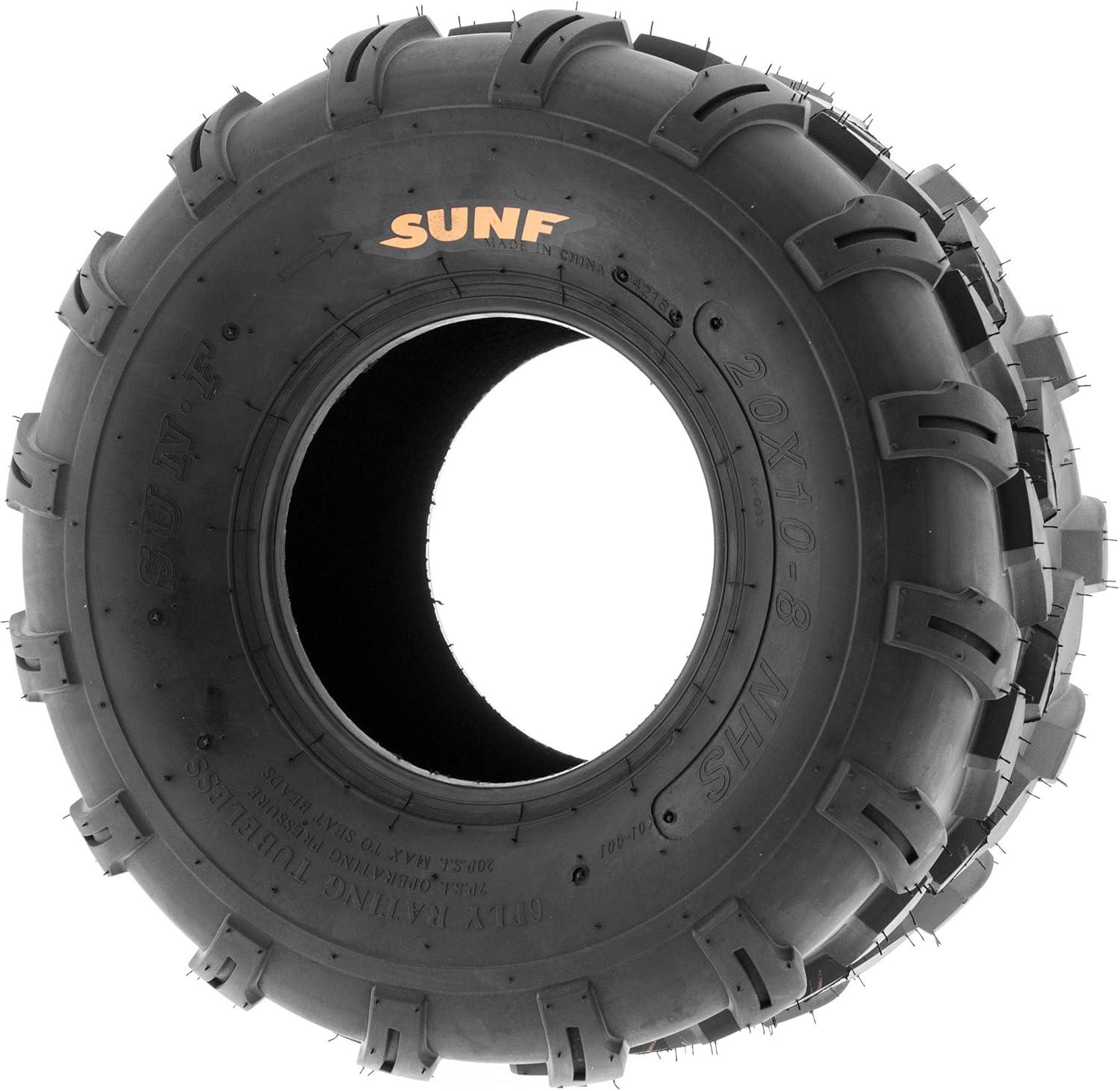 imageSunF 19x958 ATV UTV Muddy Sandy Tire 19x95x8 Mud Sand 6 PR A003  PAIR of 2