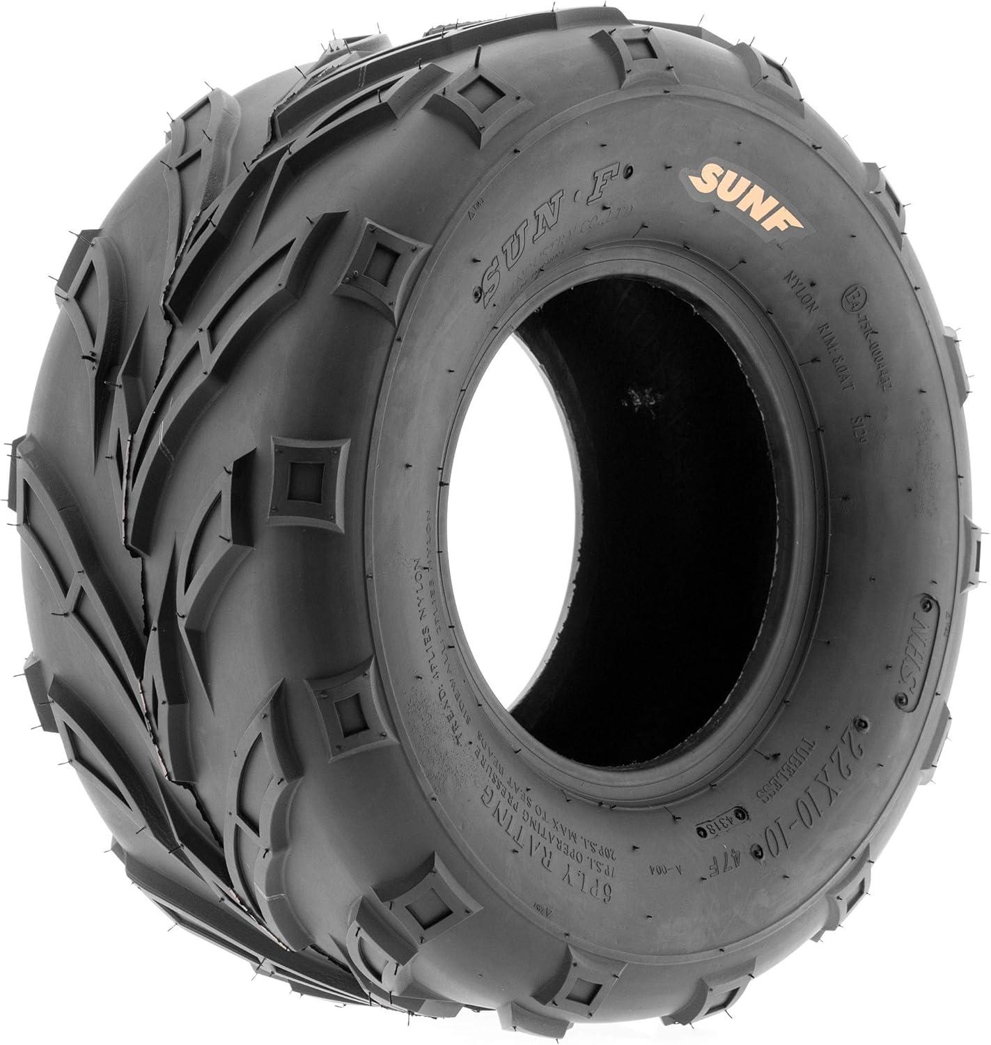 imageSunF 20x1010 ATV UTV Muddy Sandy Tire 20x10x10 Mud Sand 6 PR A004  PAIR of 2