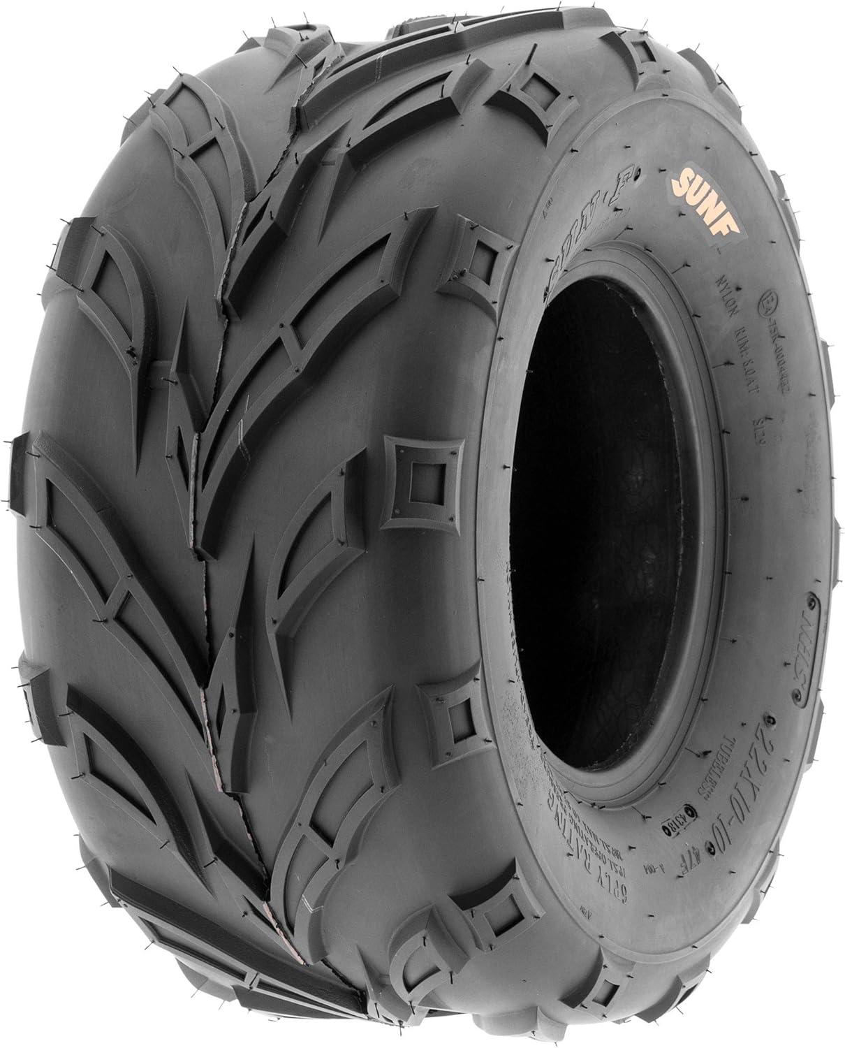 imageSunF 20x1010 ATV UTV Muddy Sandy Tire 20x10x10 Mud Sand 6 PR A004  PAIR of 2