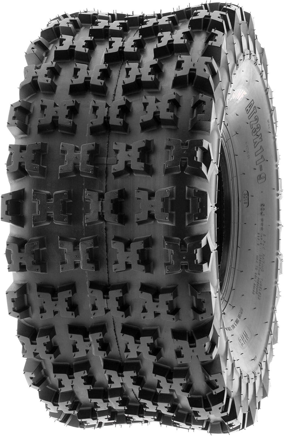 imageSunF 20x118 ATV UTV Knobby Tire 20x11x8 Sport Race 6 PR A027  PAIR of 2