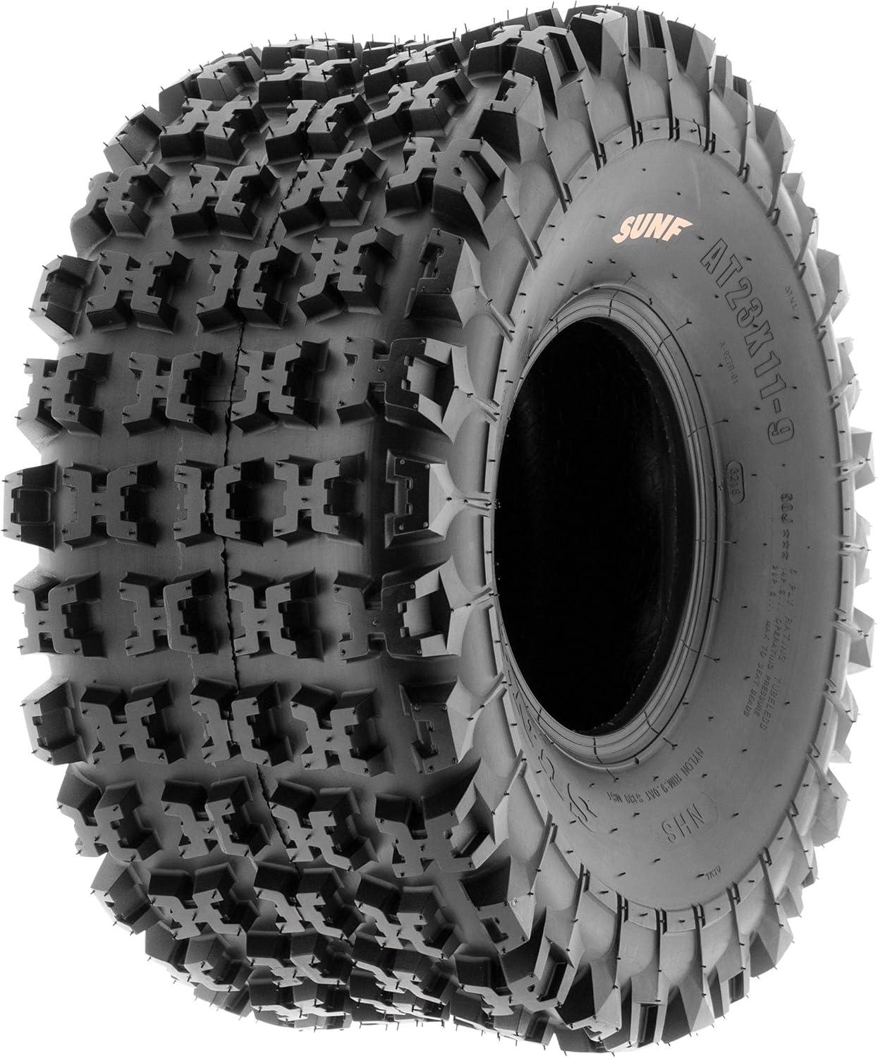 imageSunF 20x118 ATV UTV Knobby Tire 20x11x8 Sport Race 6 PR A027  PAIR of 2