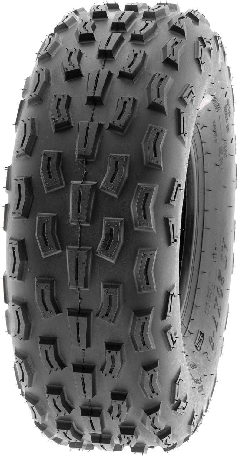 imageSunF 20x78 ATV UTV Tire 20x7x8 Knobby Tubeless 6 PR A029  PAIR of 2