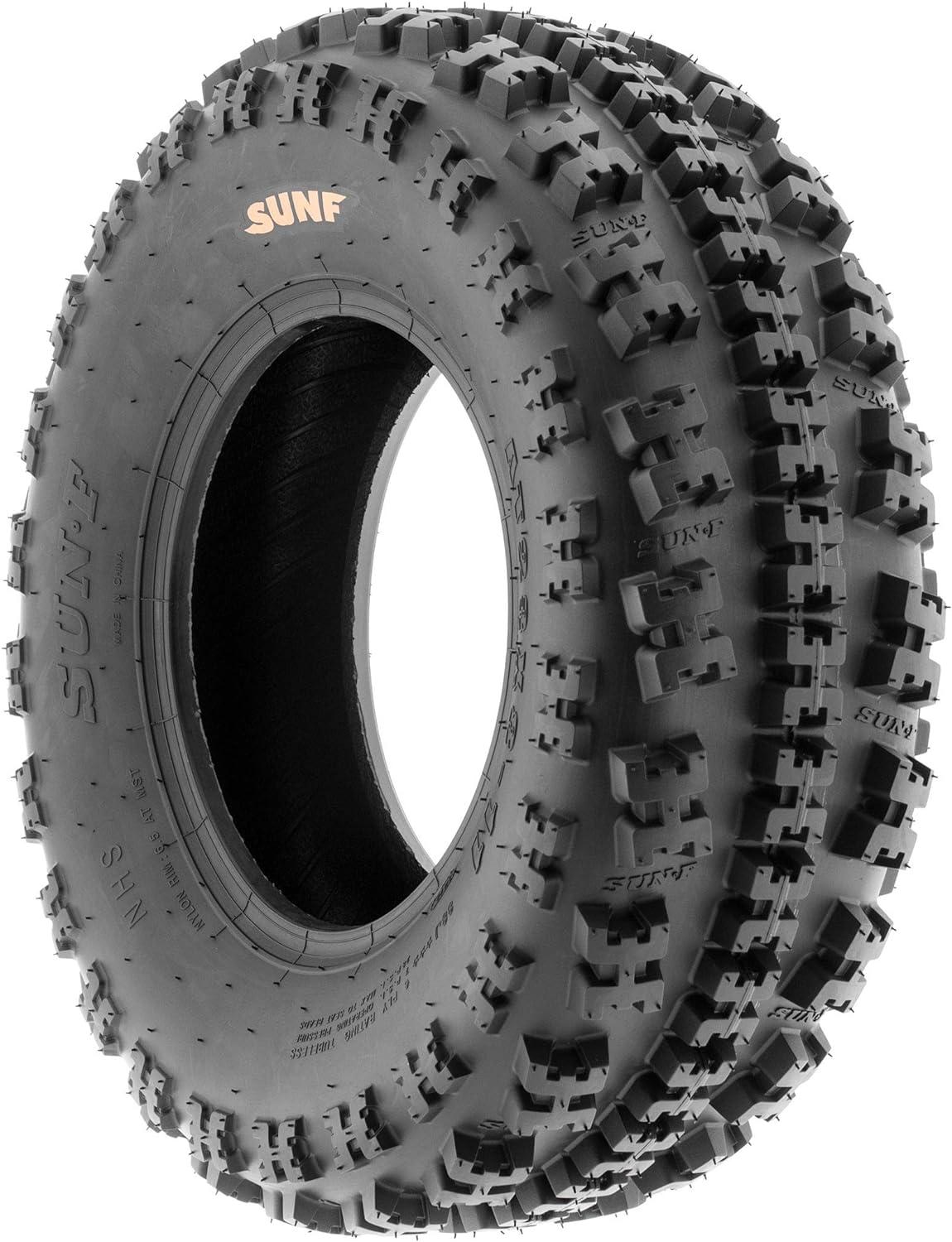 imageSunF 22x710 ATV UTV Knobby Tire 22x7x10 Sport Race 6 PR A027  PAIR of 2