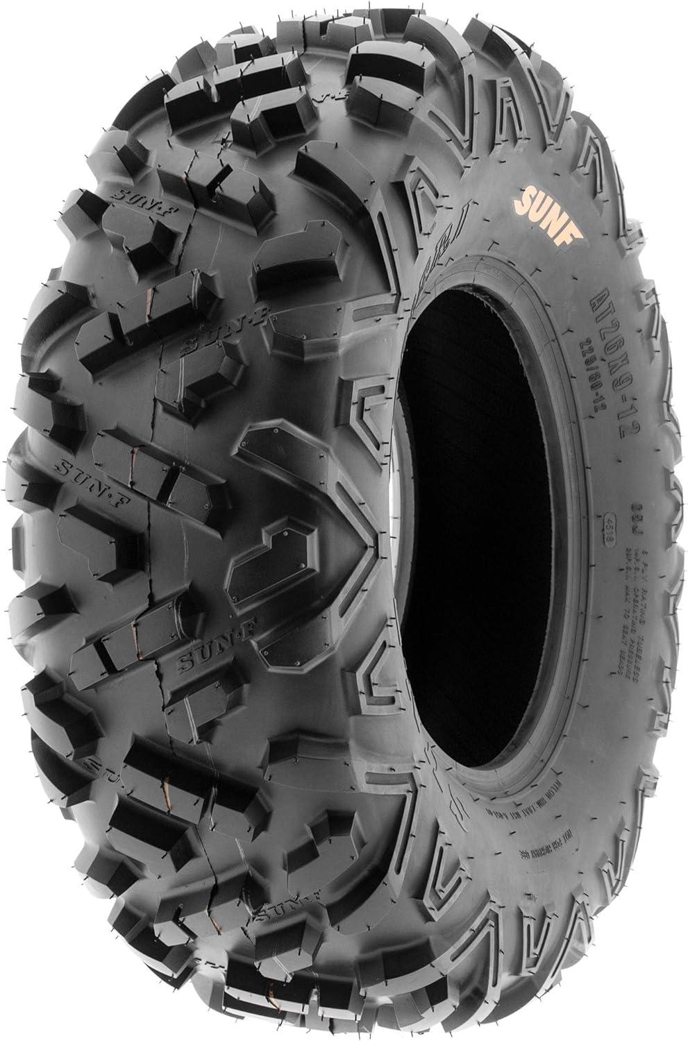 imageSunF 23x710 ATV UTV 23x7x10 All Terrain Tires 6 PR A051 POWER II  PAIR of 2
