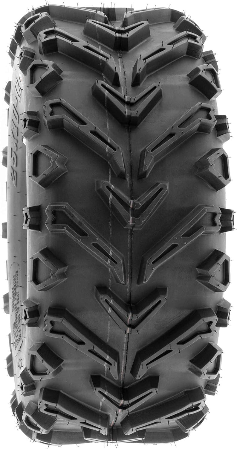 imageSunF 24x1012 ATV UTV Muddy Tire 24x10x12 Mud Hardpack 6 PR A041  PAIR of 2