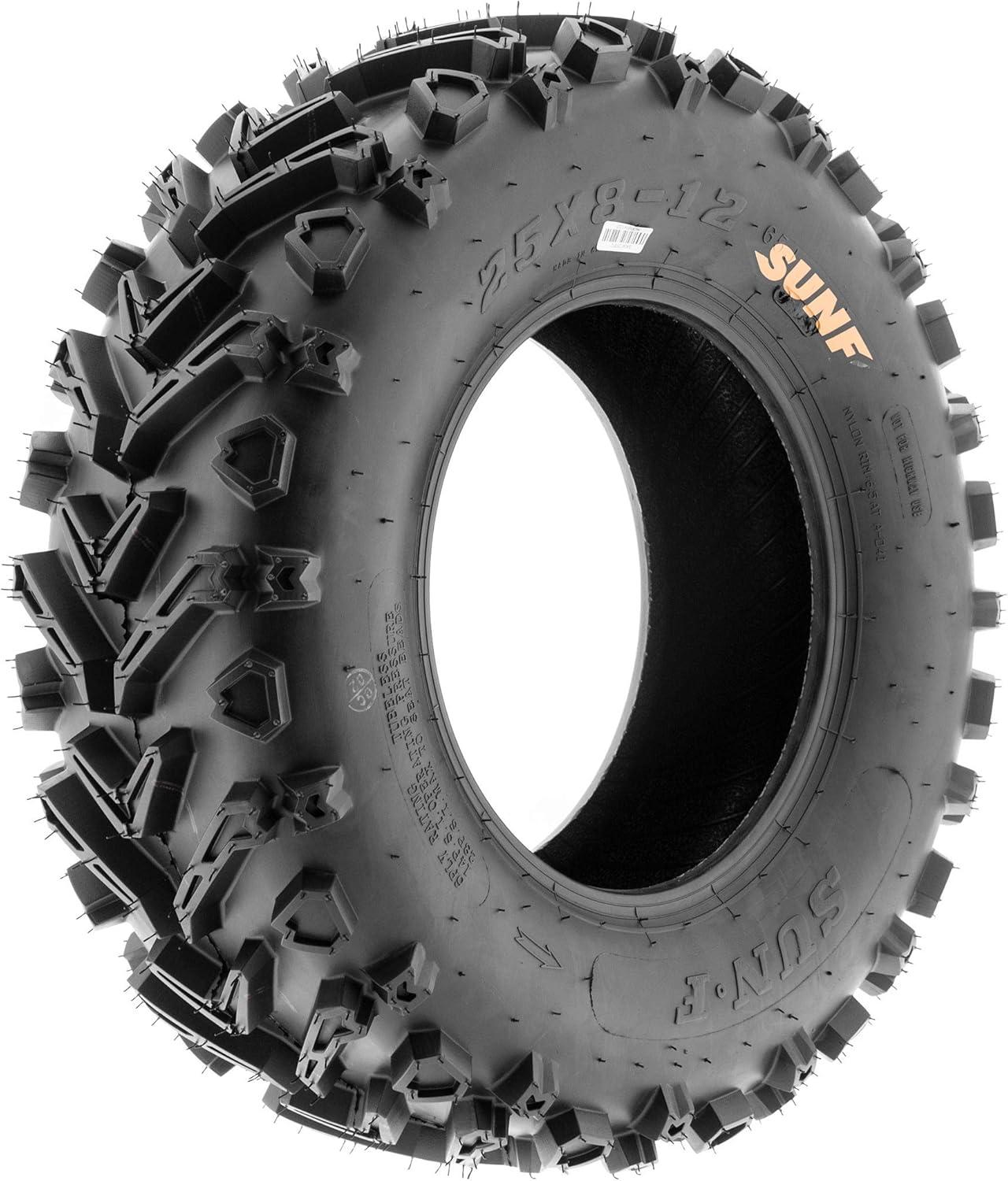 imageSunF 24x812 24x1012 Mud Hardpack ATV UTV Muddy Tire 6 PR A041  BUNDLE