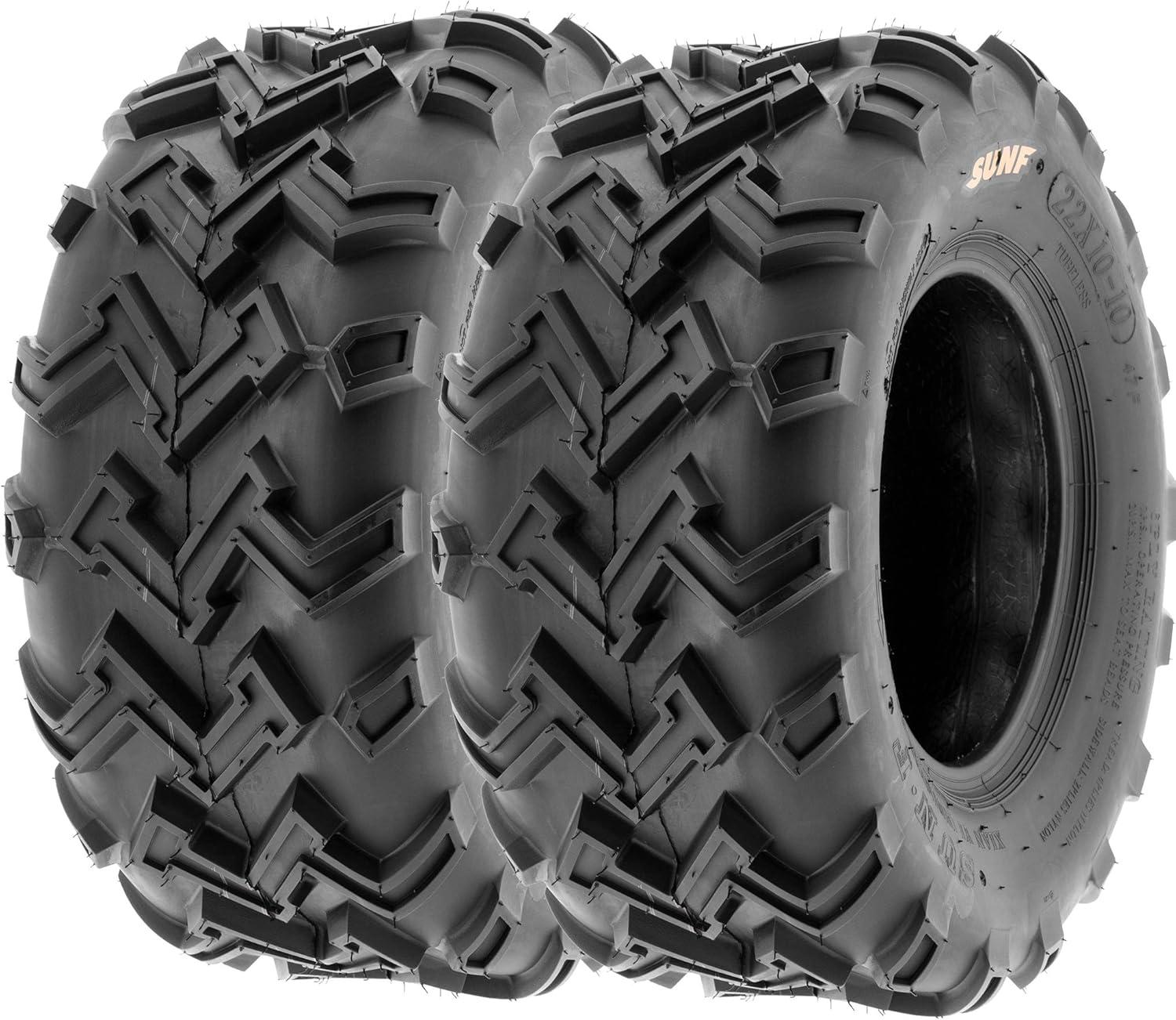 imageSunF 24x812 24x1110 Mud Sand ATV UTV Muddy Sandy Tire 6 PR A001  BUNDLE