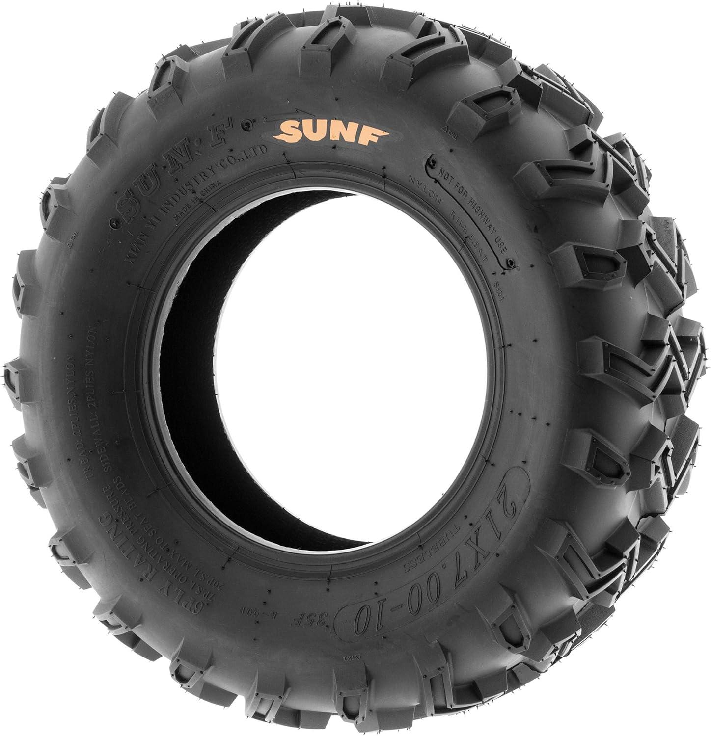 imageSunF 24x812 24x8x12 Mud Sand ATV UTV Muddy Sandy Tire 6 PR A001  SET of 4