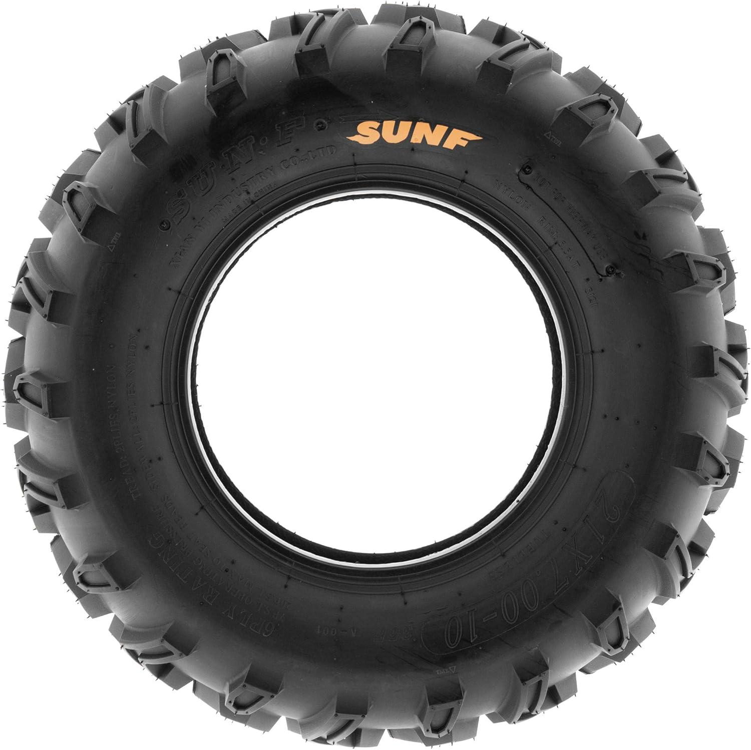 imageSunF 24x812 24x8x12 Mud Sand ATV UTV Muddy Sandy Tire 6 PR Tubeless  A001