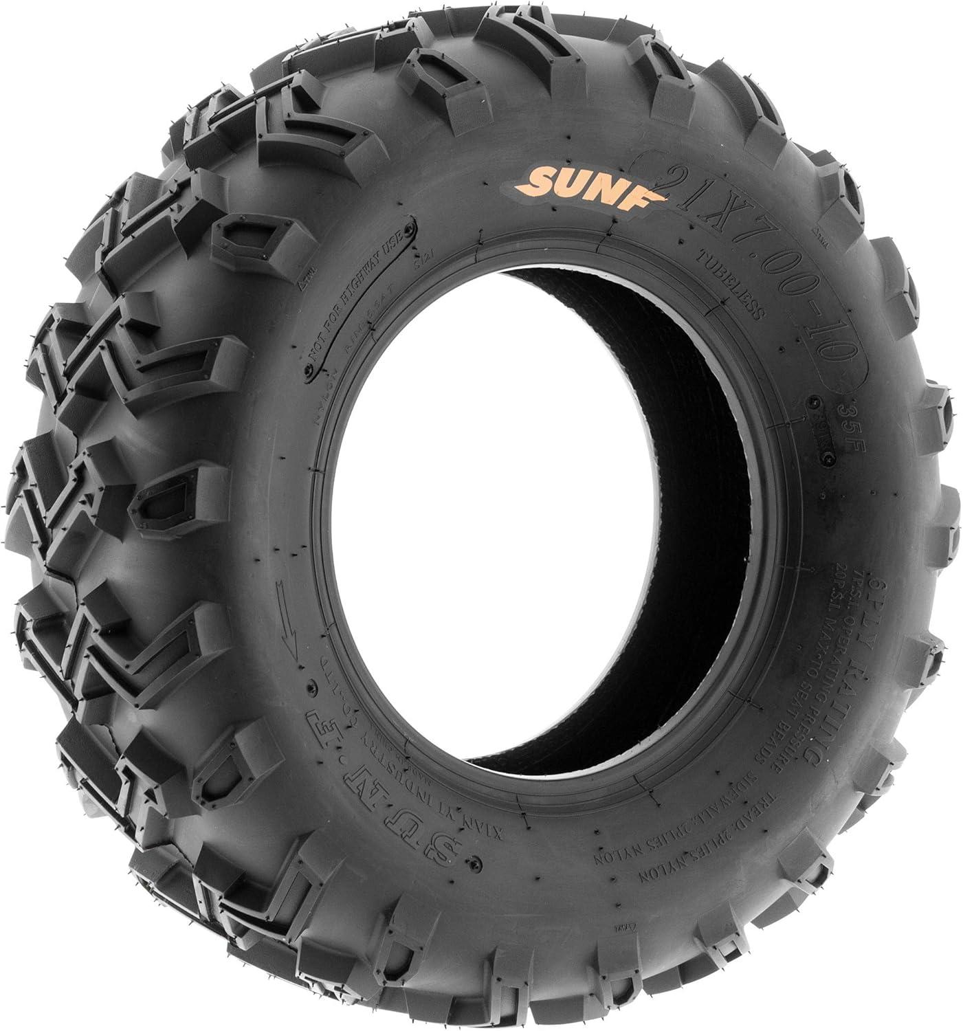 imageSunF 24x812 ATV UTV Muddy Sandy Tire 24x8x12 Mud Sand 6 PR A001  PAIR of 2