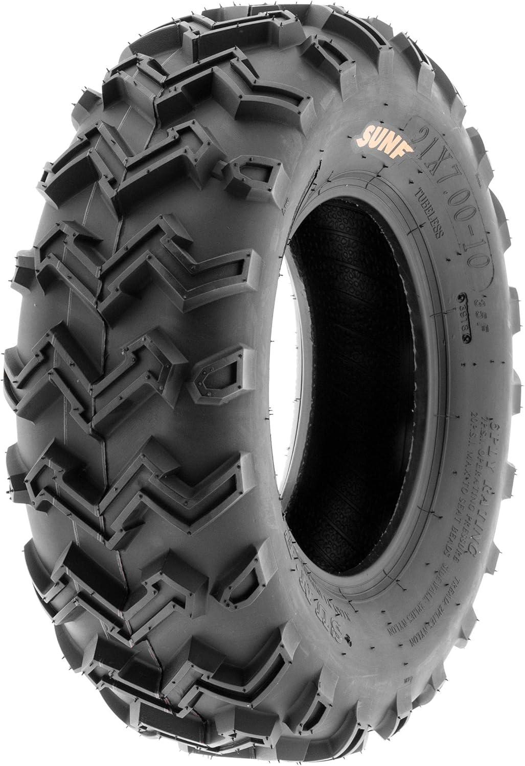 imageSunF 24x812 ATV UTV Muddy Sandy Tire 24x8x12 Mud Sand 6 PR A001  PAIR of 2