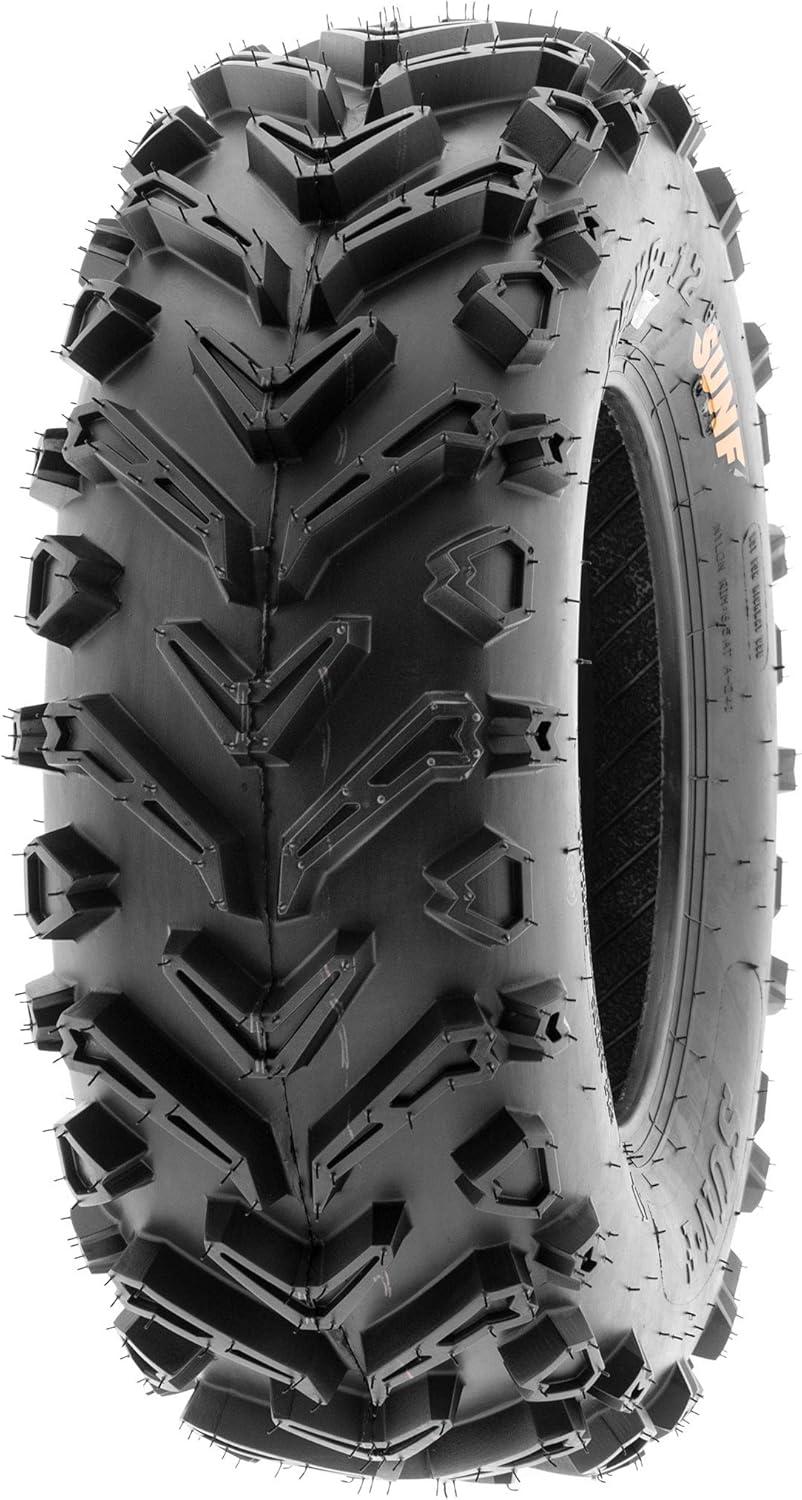 imageSunF 24x812 ATV UTV Muddy Tire 24x8x12 Mud Hardpack 6 PR A041  PAIR of 2