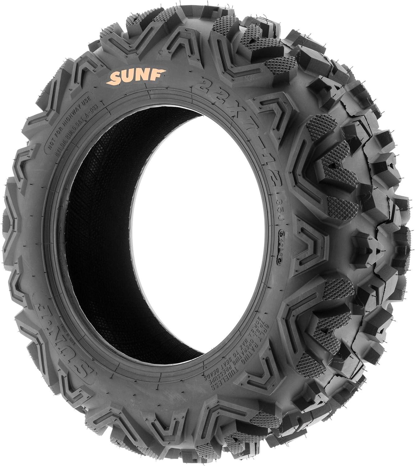 imageSunF 24x911 ATV UTV 24x9x11 All Terrain Tires 6 PR A033 POWER I  PAIR of 2
