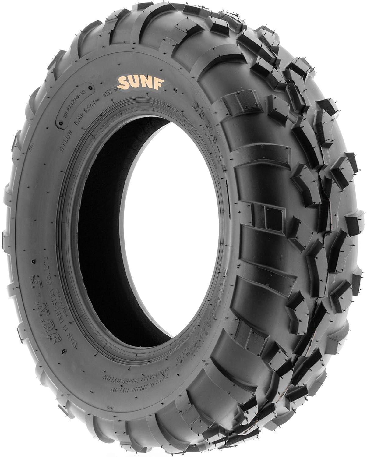 imageSunF 25x1112 25x11x12 ATVUTV OffRoad Tire 6PR Directional Knobby Tread  A01025x812
