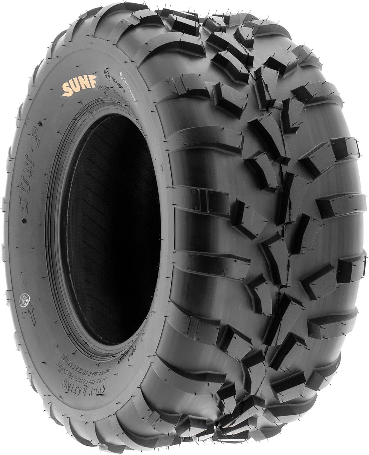 imageSunF 25x1112 25x11x12 Race Trail Sport ATV UTV Tire 6 PR Tubeless  A010