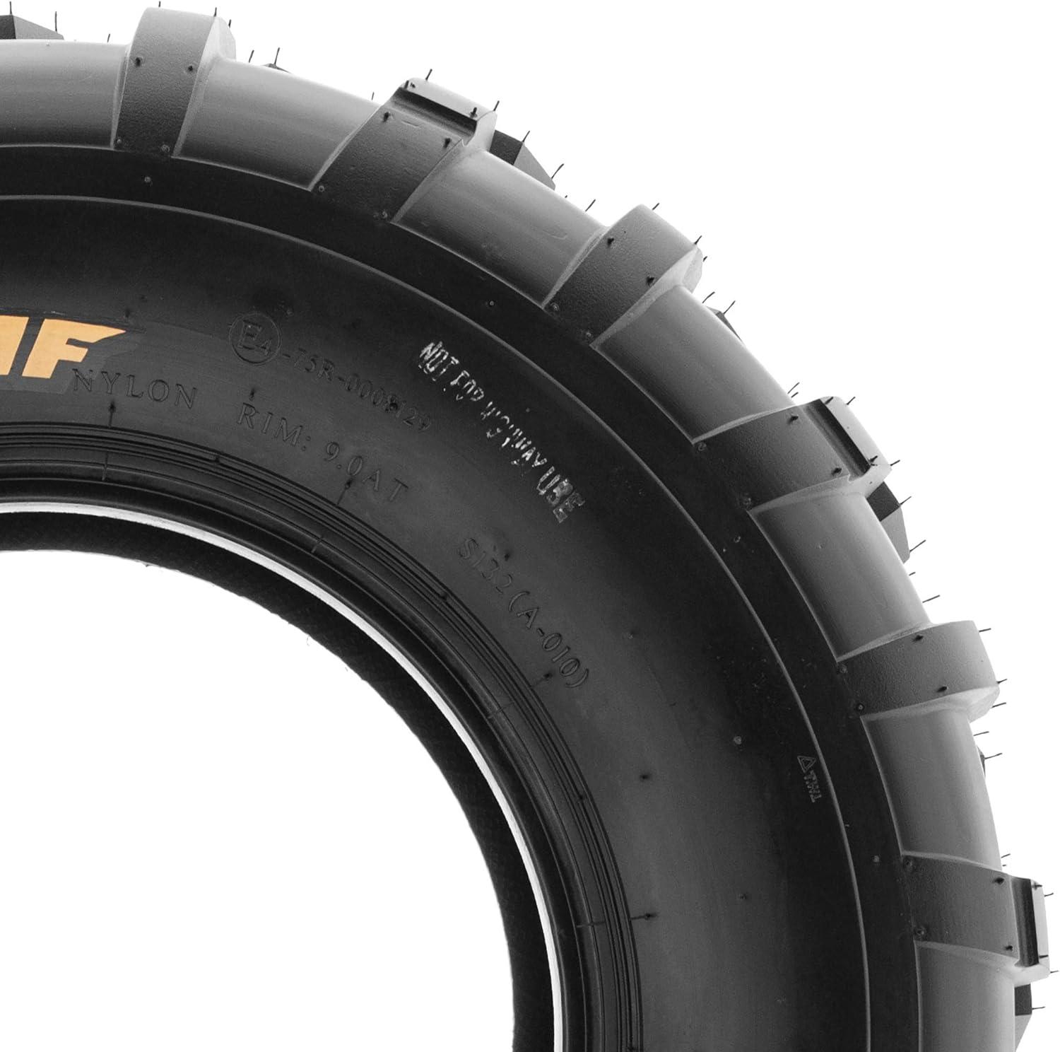 imageSunF 25x1112 25x11x12 Race Trail Sport ATV UTV Tire 6 PR Tubeless  A010