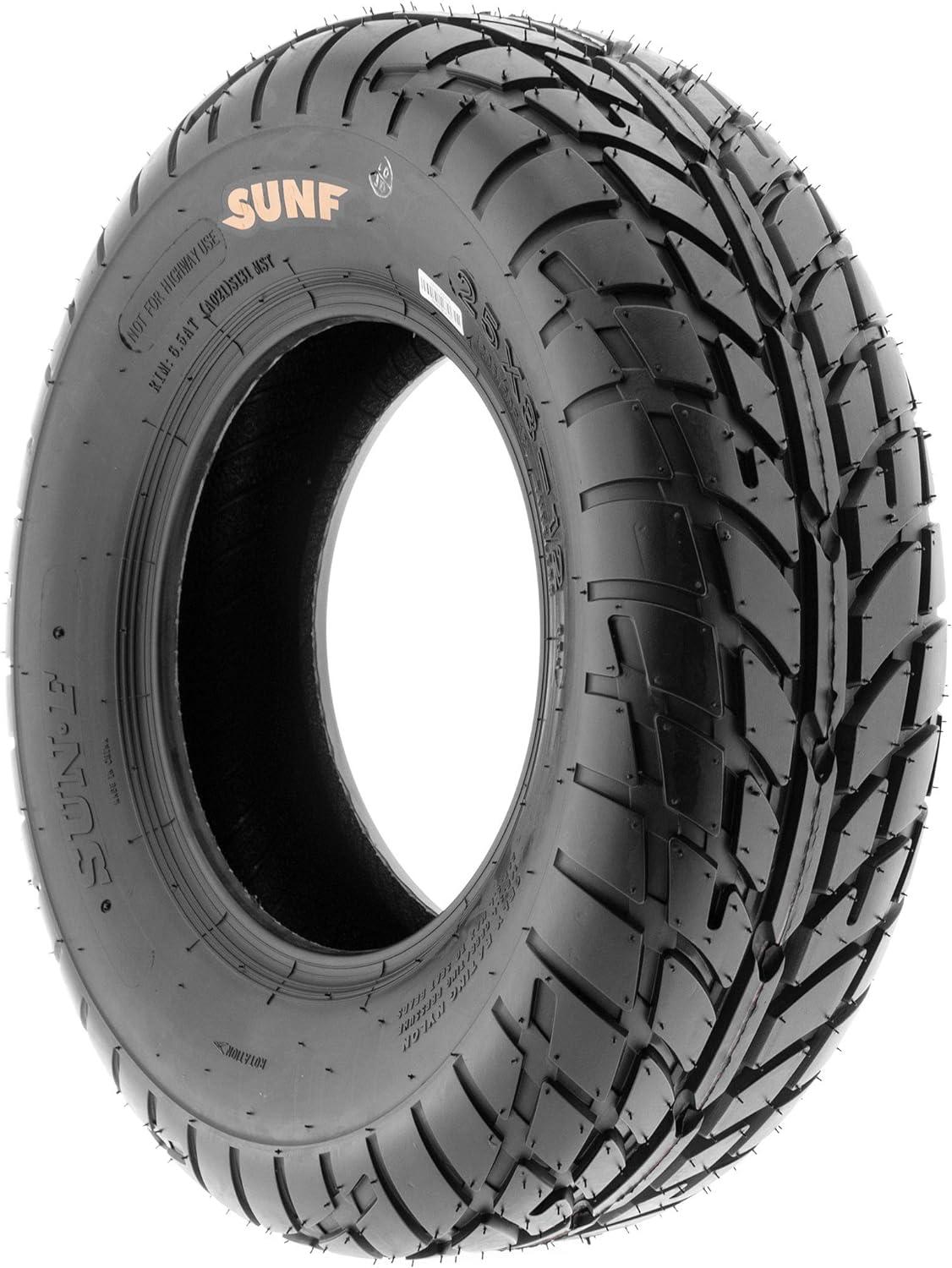 imageSunF 25x812 25x8x12 Hardpack Race Sport ATV UTV Tire 6 PR A021  SET of 4