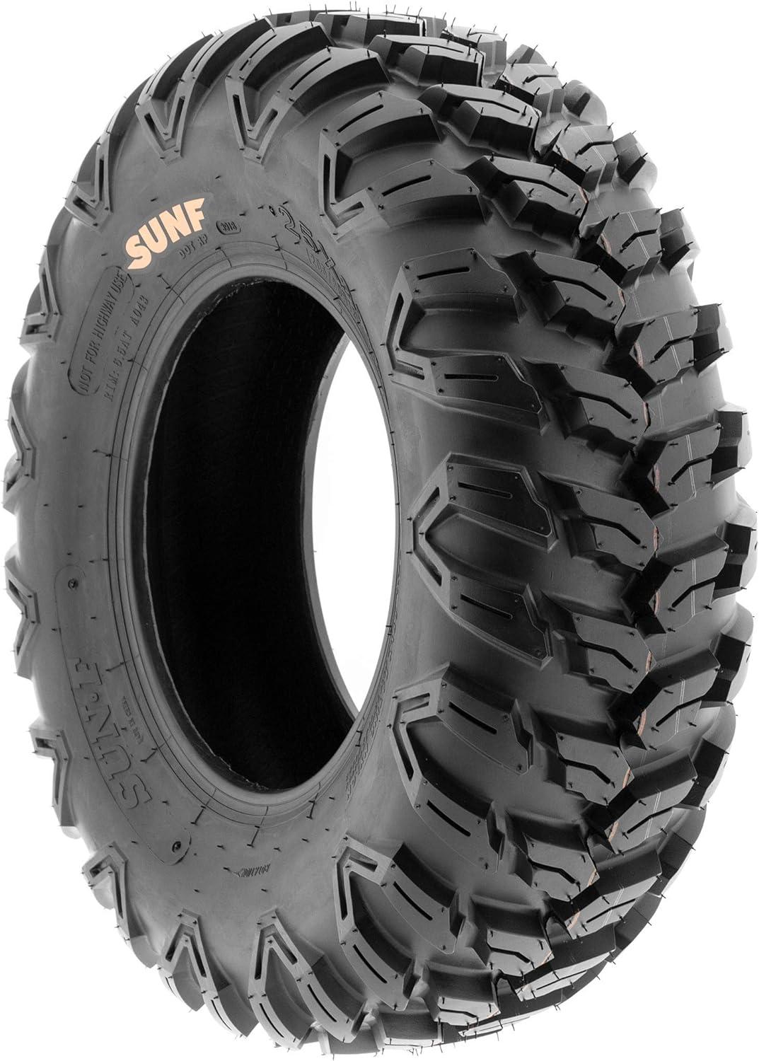 imageSunF 26x11R12 ATV UTV Tire 26x11x12 Loose Over Hardpack 6 PR A043  PAIR of 2