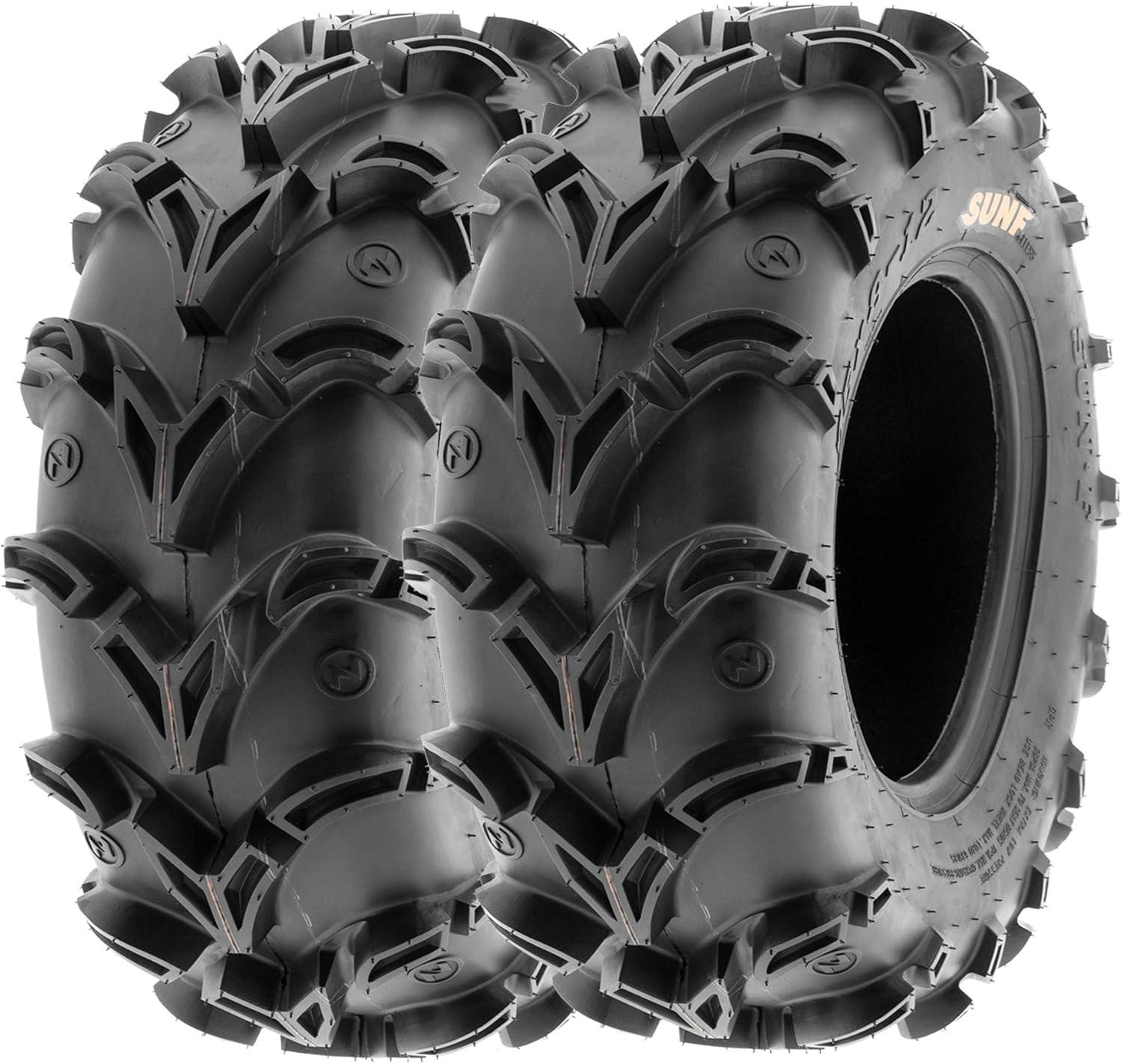 imageSunF 27x1012 27x1212 Mud vshape ATV UTV Muddy Tire 6 PR A050  BUNDLE