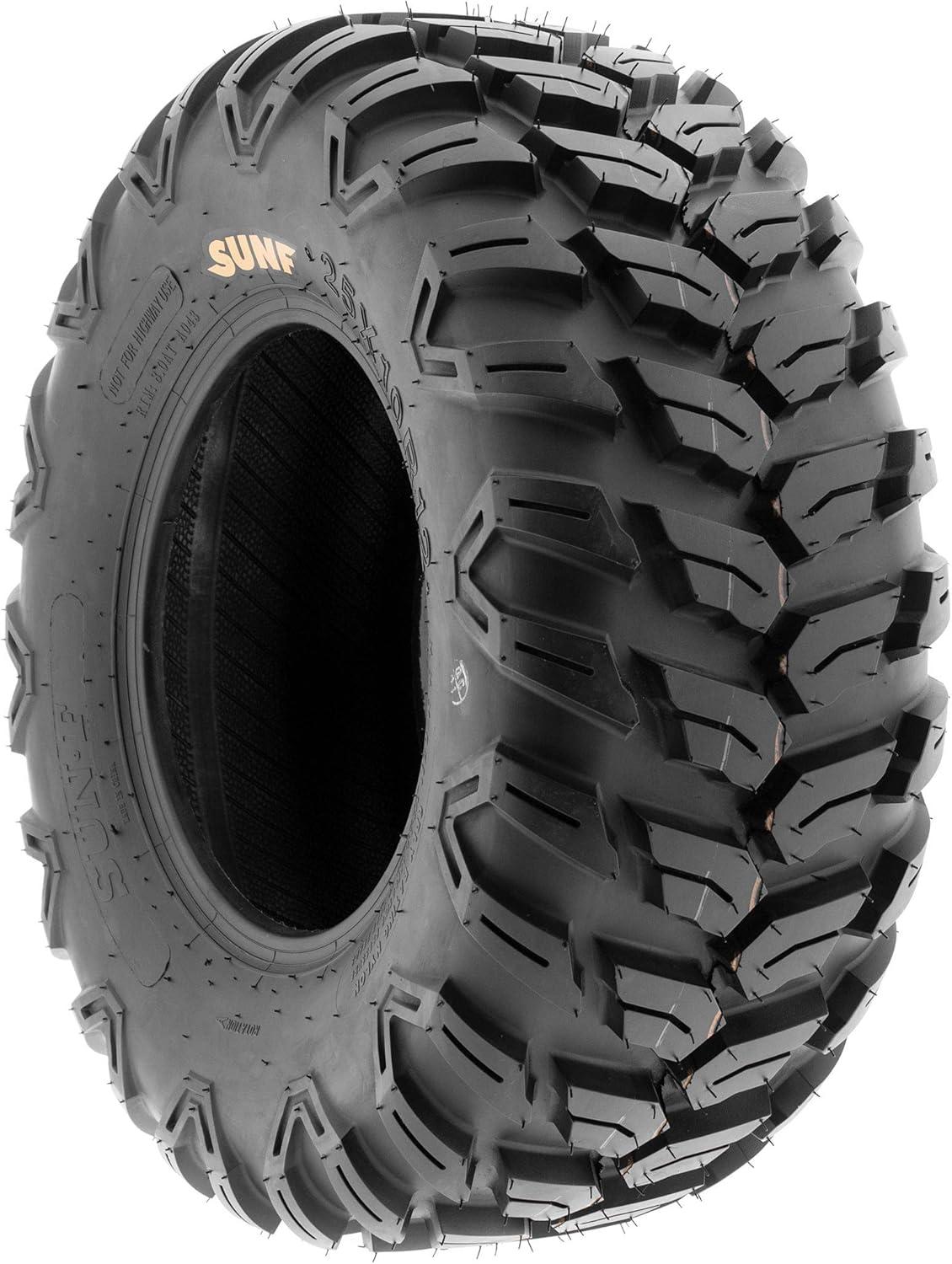imageSunF 27x11R12 27x11x12 Loose Over Hardpack ATV UTV Tire 6 PR Tubeless  A043