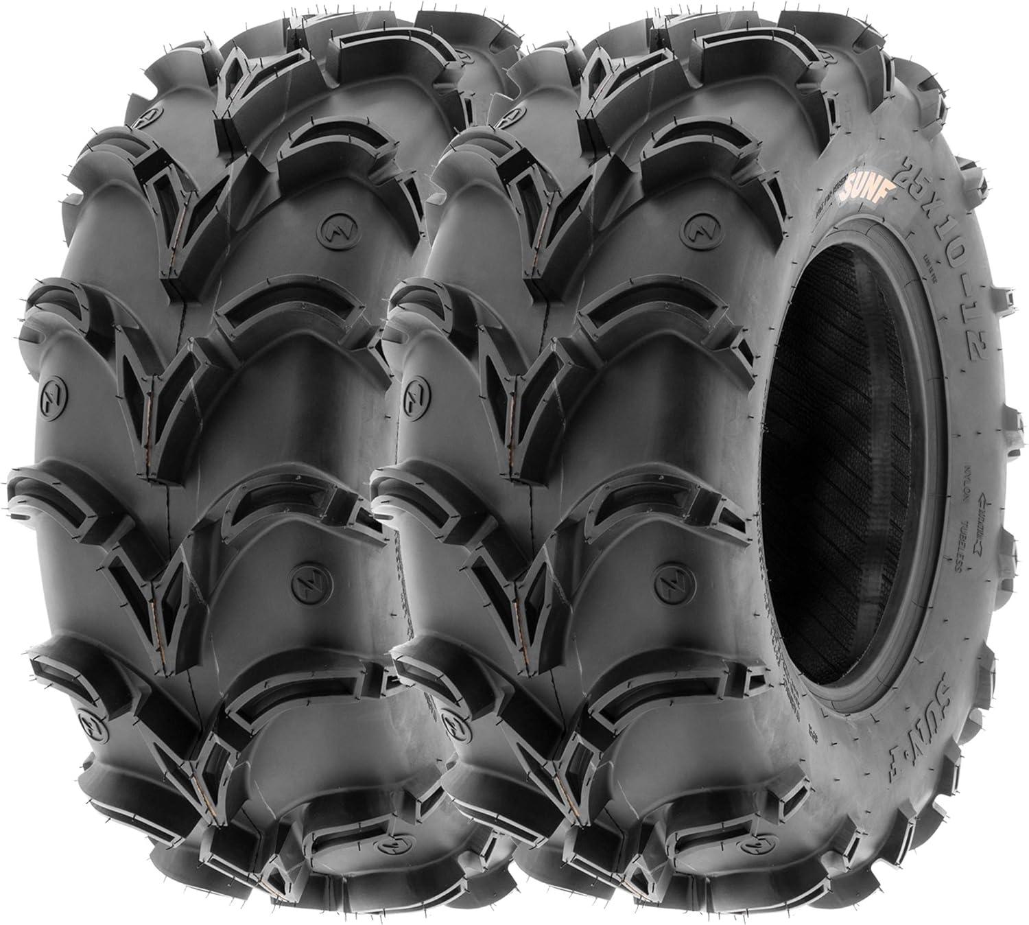 imageSunF 27x914 27x1114 Mud vshape ATV UTV Muddy Tire 6 PR A050  BUNDLE