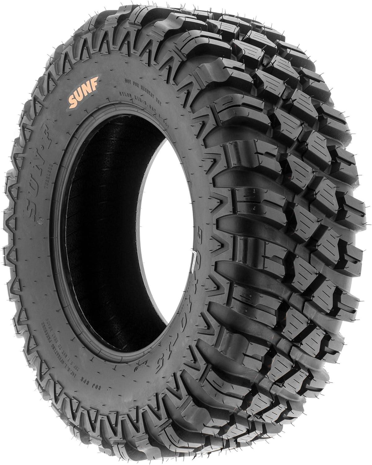 imageSunF 28x1014 ATV UTV Tire 28x10x14 Loose Over Hardpack 6 PR A047  PAIR of 2