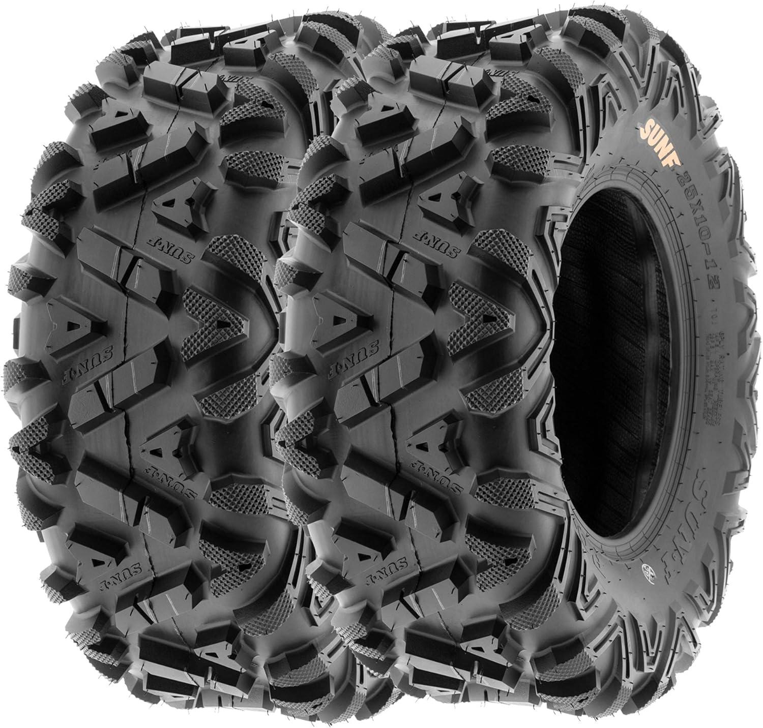 imageSunF 29x914 29x1114 All Terrain Tires ATV UTV 6 PR POWER I A033  BUNDLE