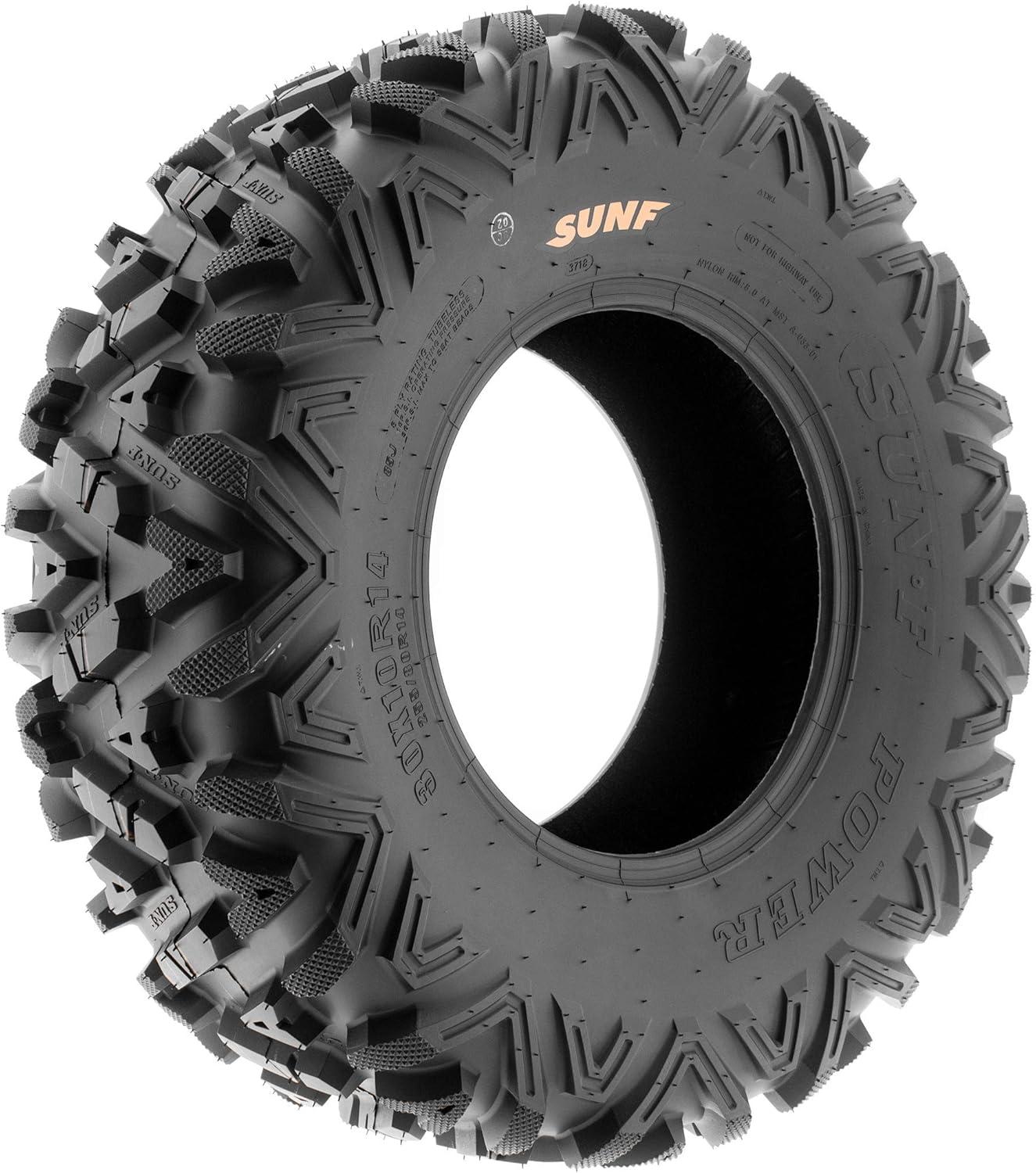 imageSunF 30x10R14 30x10x14 All Terrain Tires ATV UTV 8 PR POWER I A033  SET of 4