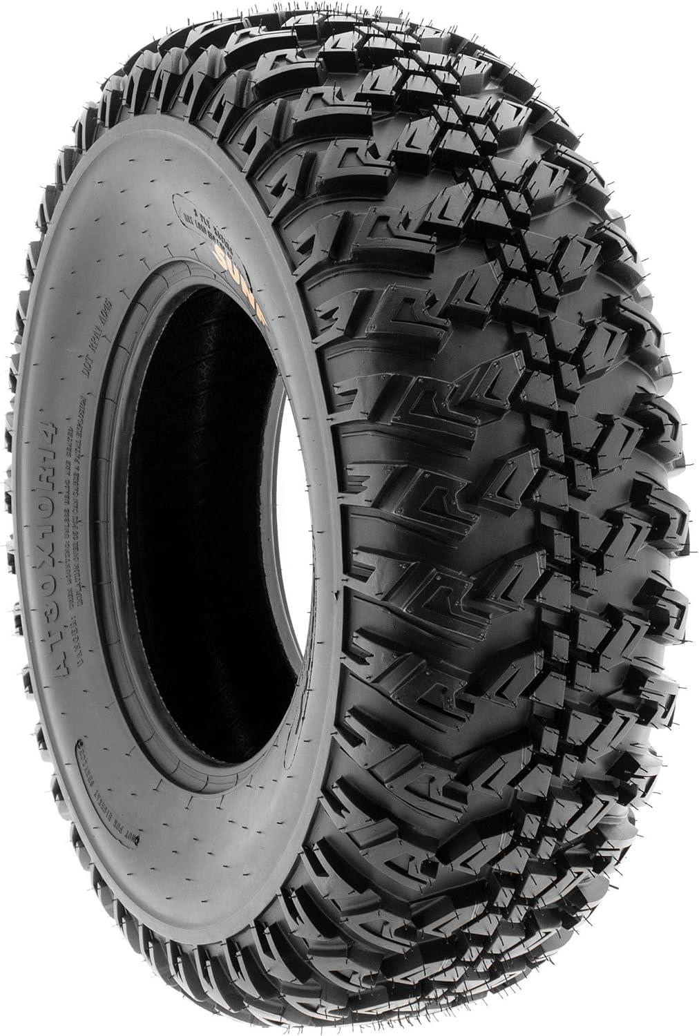 imageSunF 30x10R14 30x10x14 Loose Over Hardpack ATV UTV Tire 8 PR Tubeless  A045