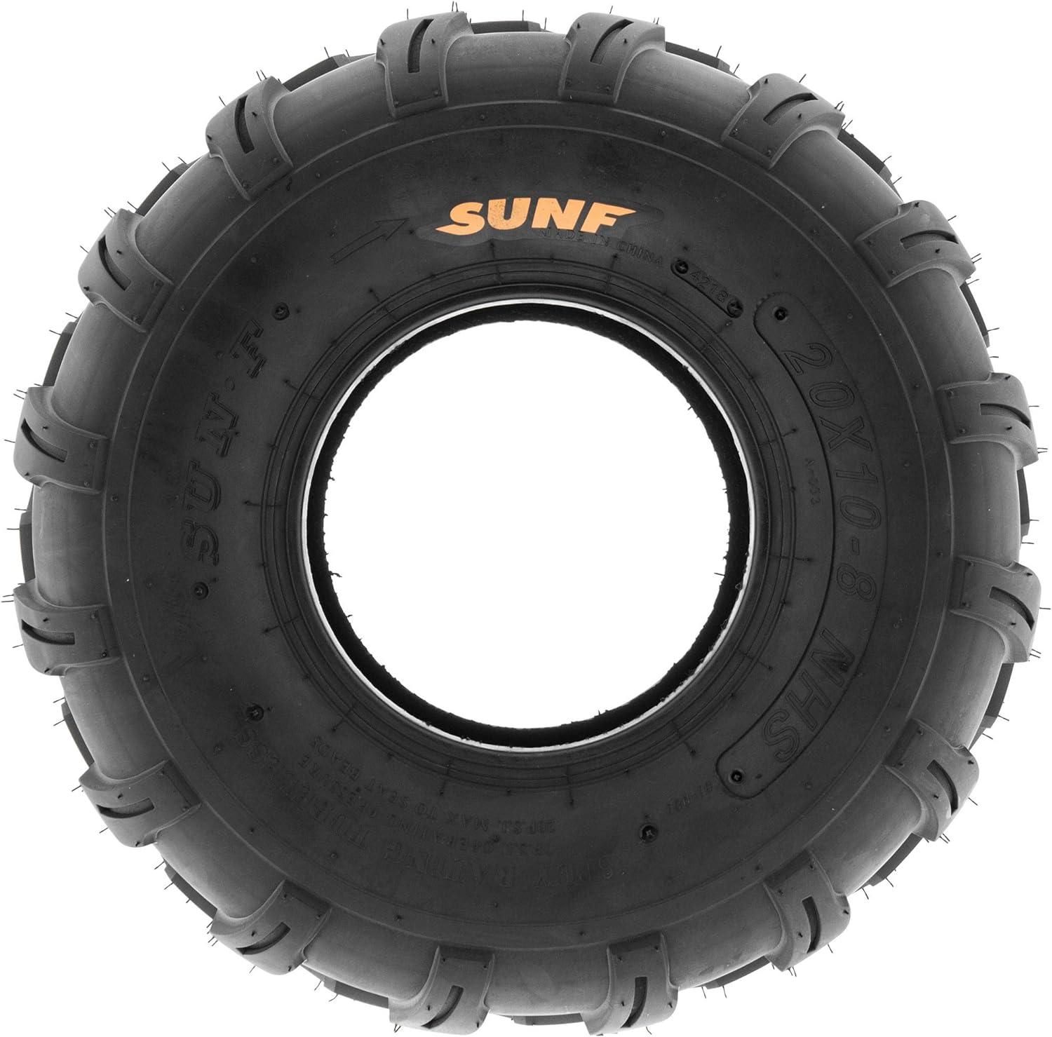 imageSunF A003 ATVUTVLawnMowers OffRoad Tire 18x78 6 PR Directional Knobby Tread18x958