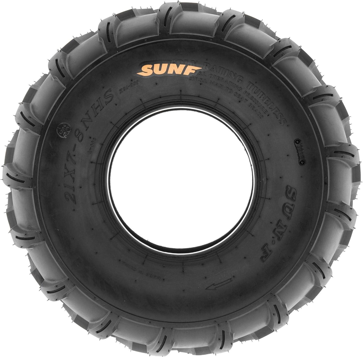 imageSunF A003 ATVUTVLawnMowers OffRoad Tires 18x958 6 ply Utility Cart Turf Tires set of 219x78