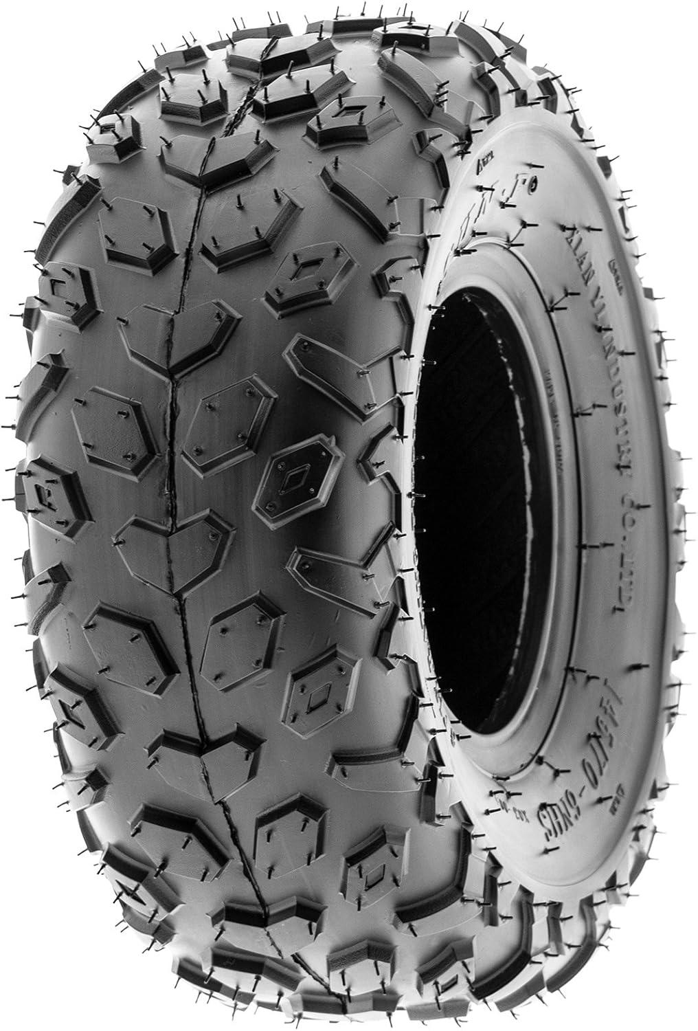 imageSunF A014 XCSport ATV ampamp Go Kart 145706 14x66 Knobby Tires 6 PR Tubeless Pair of 2145706
