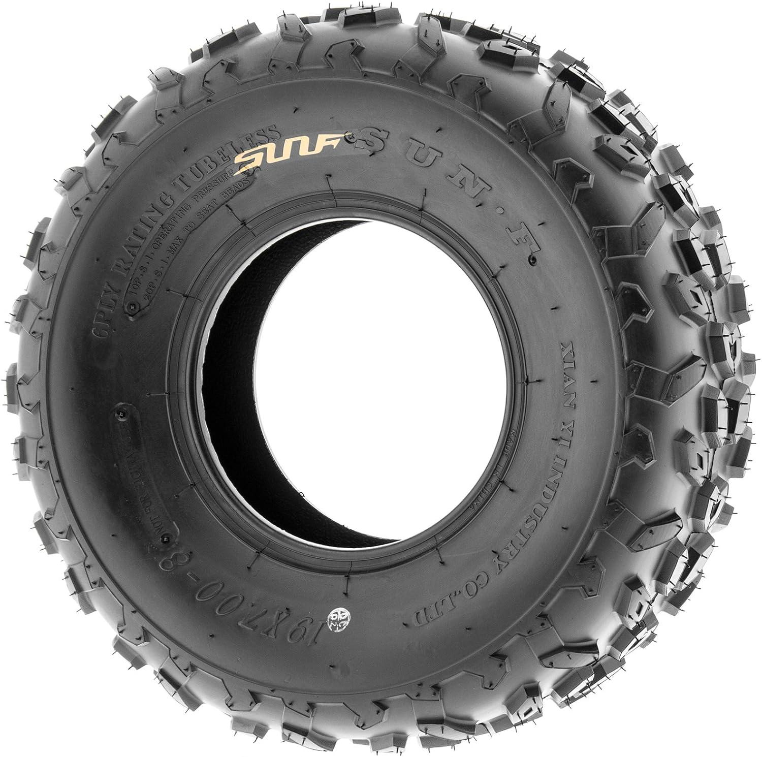 imageSunF A014 XCSport ATV ampamp Go Kart 145706 14x66 Knobby Tires 6 PR Tubeless Pair of 219x78