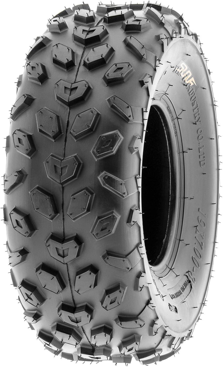 imageSunF A014 XCSport ATV ampamp Go Kart 145706 14x66 Knobby Tires 6 PR Tubeless Pair of 219x78