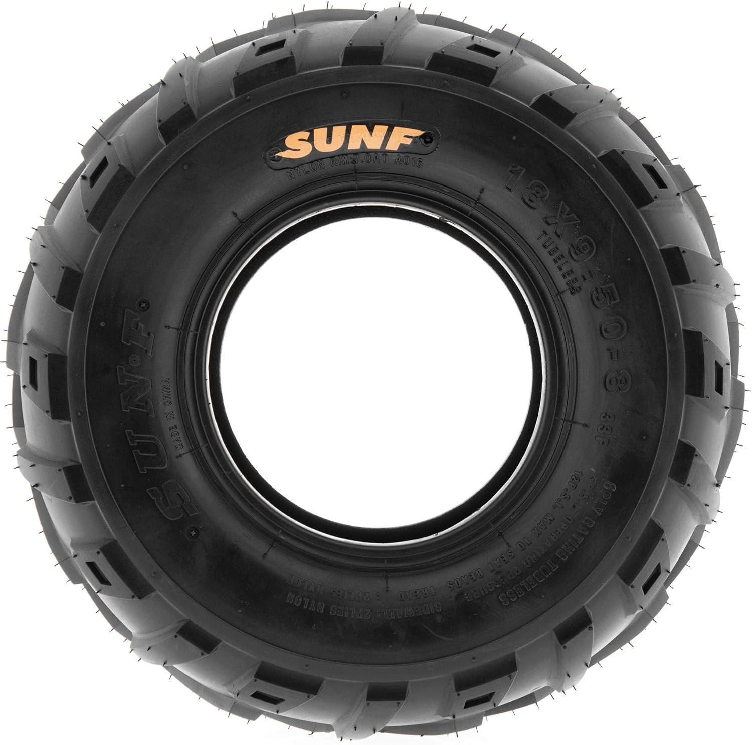 imageSunF A016 18x958 Lawn Tractor Tire 6 ply Tubeless