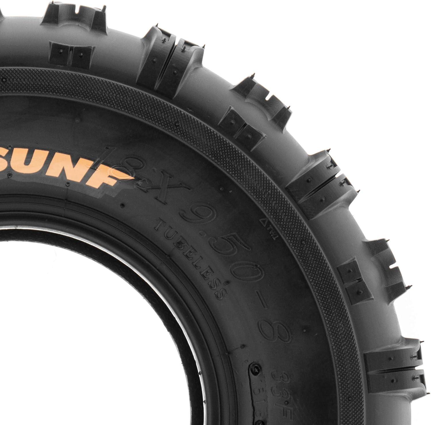 imageSunF A018 Lawn Tractor Tire 18x958 6PR quotHquotKnob Tread