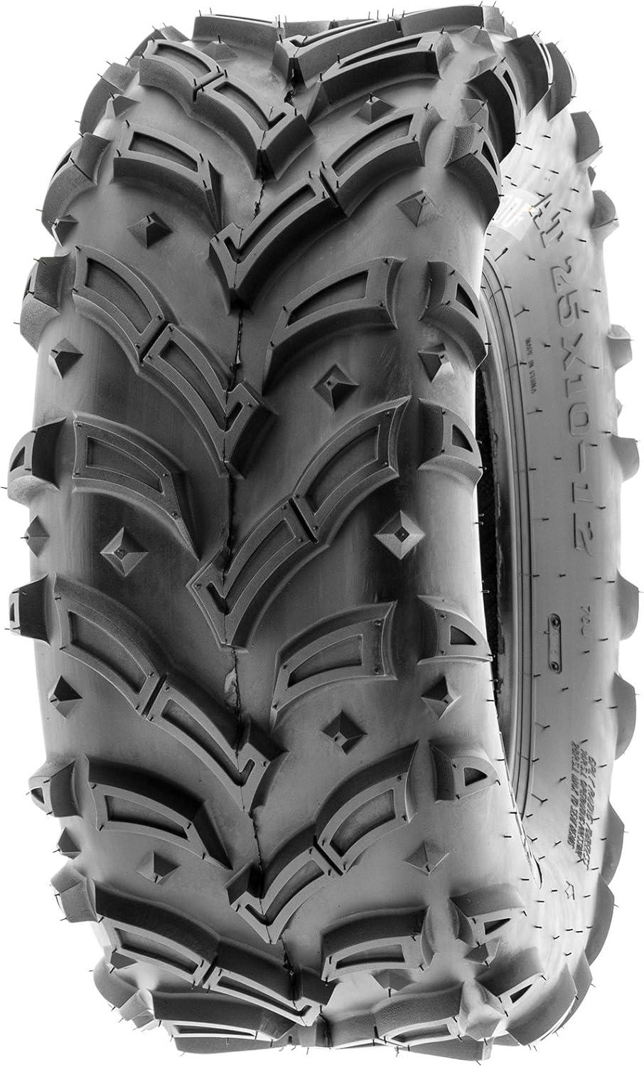 imageSunF A024 25x812 ATV UTV MudTrail Tire 6PR25x1012