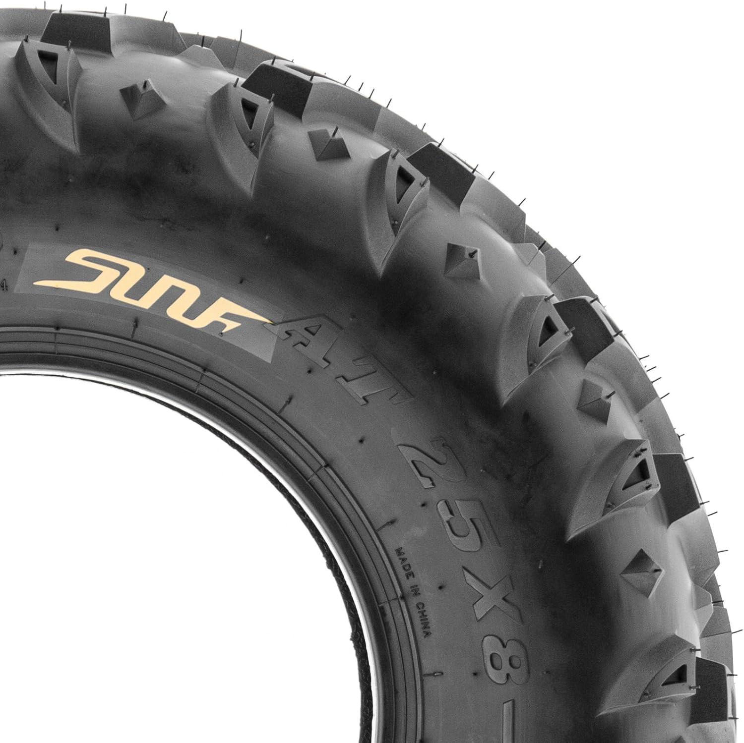 imageSunF A024 25x812 ATV UTV MudTrail Tire 6PR25x812