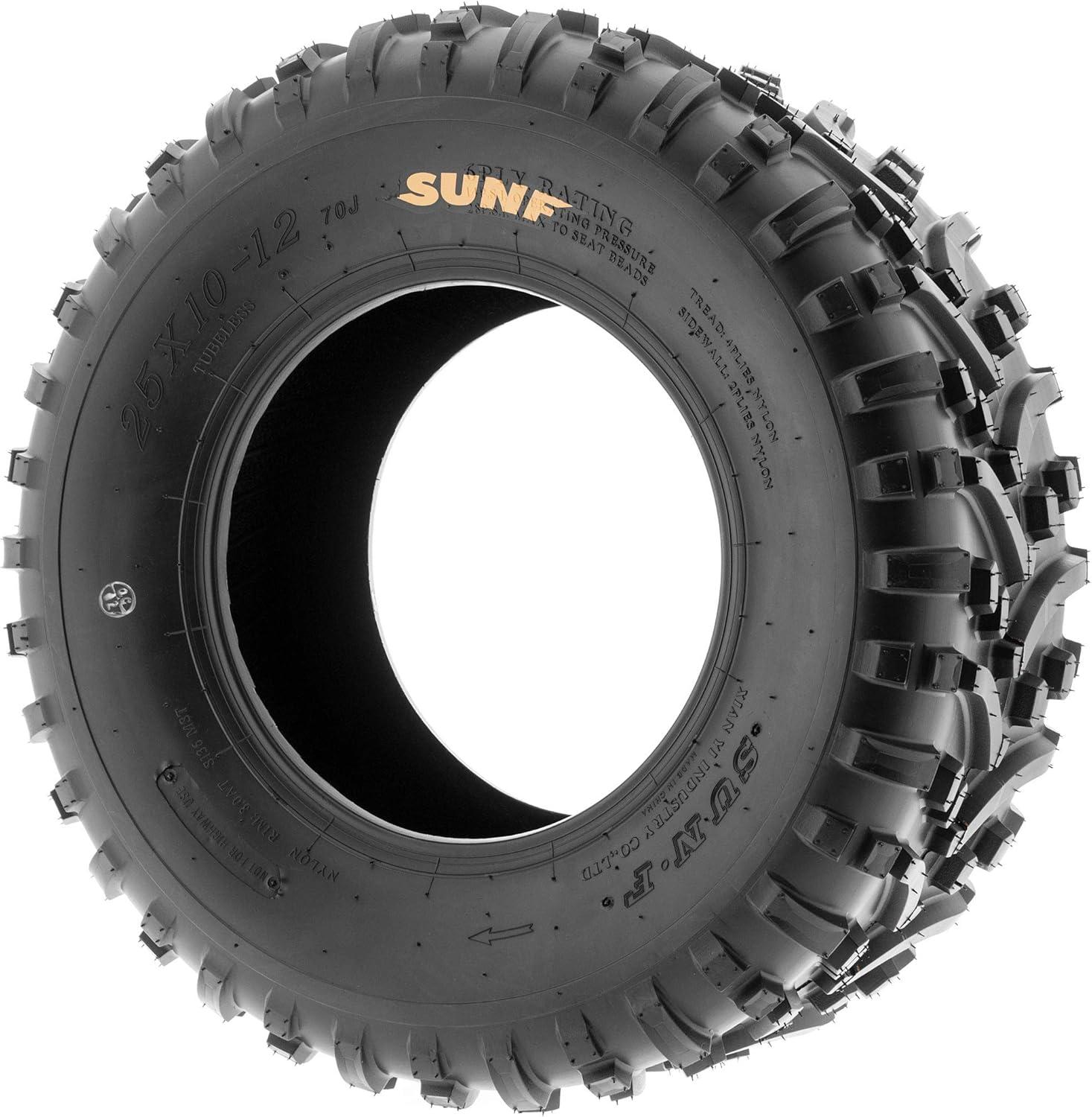 imageSunF A032 22x118 Turf ampamp Trail ATV UTV Golf Cart OffRoad Tires PR Tubeless25x1012